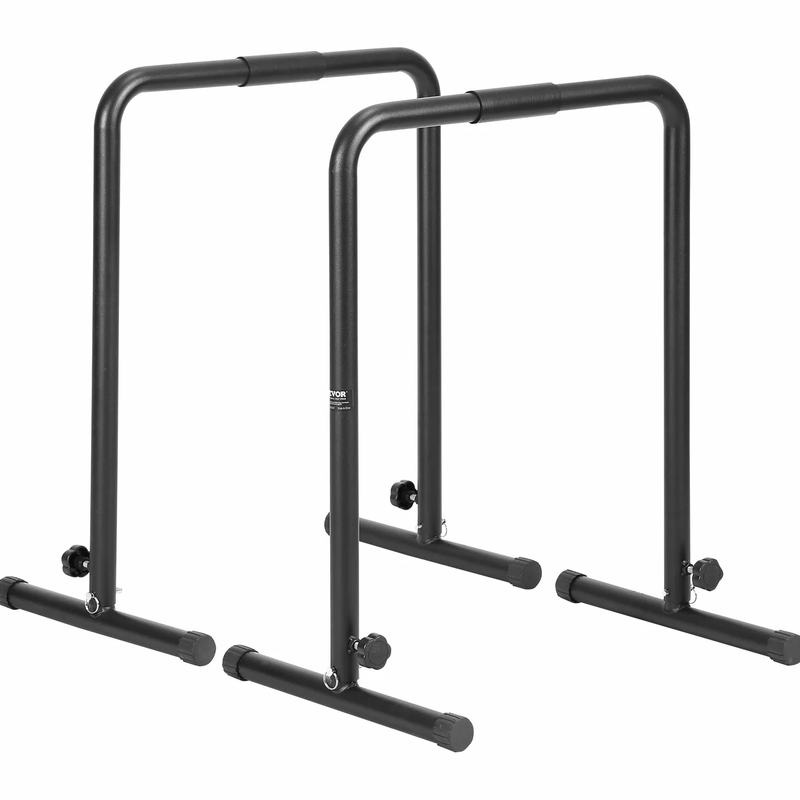VEVOR Barra de Inmersión Carga 200kg Barras Paralelas Altura Ajustable 1022mm Acero