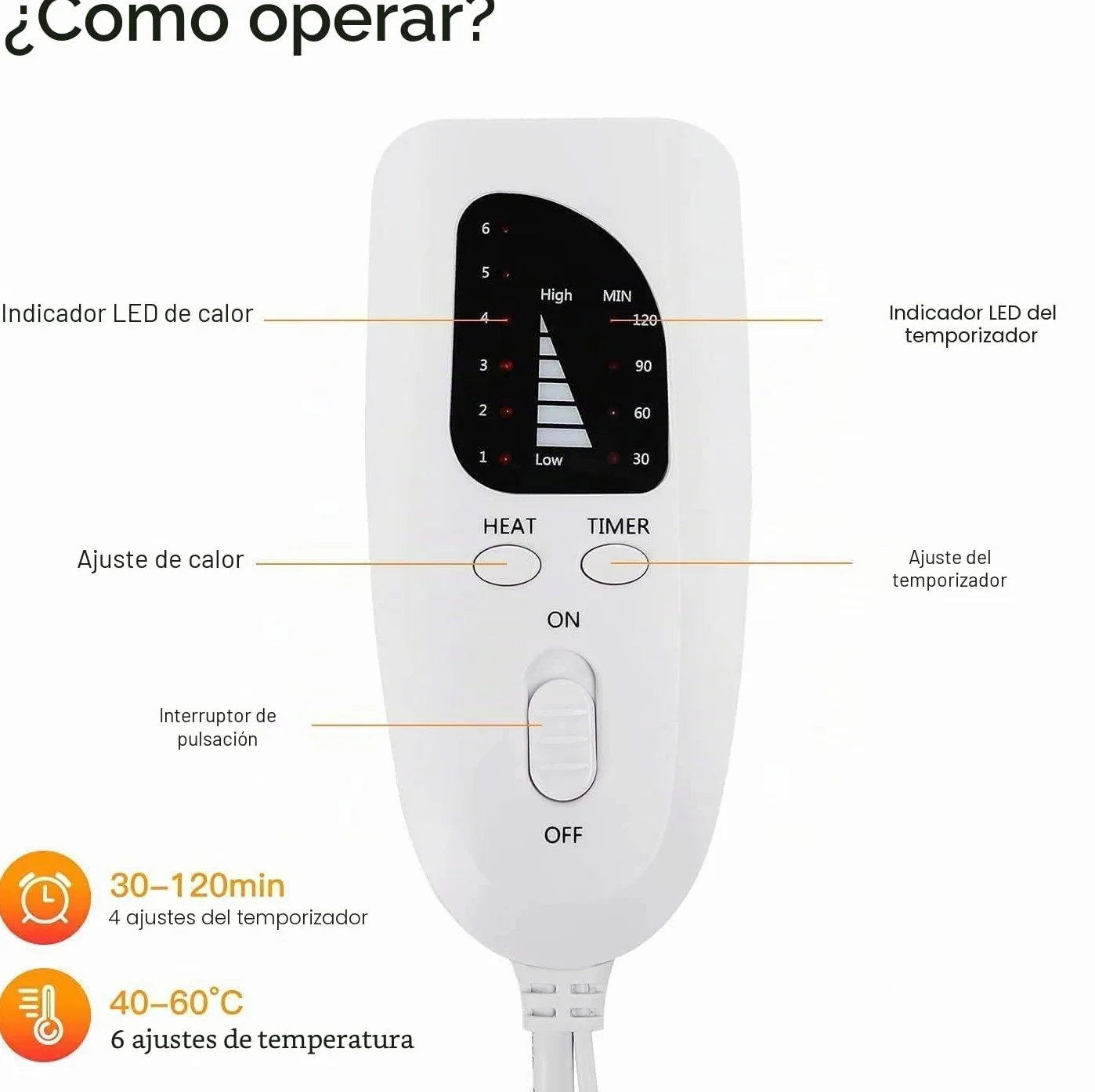 Cuplu 76x40 cm Extra Grande Mantas Termica Eléctrica - Manta Electrica Lumbar con Función de Apagado Automático, Calefacción Rápida - Almohadilla Eléctrica para Lumbares, Espalda, Hombros, Abdome