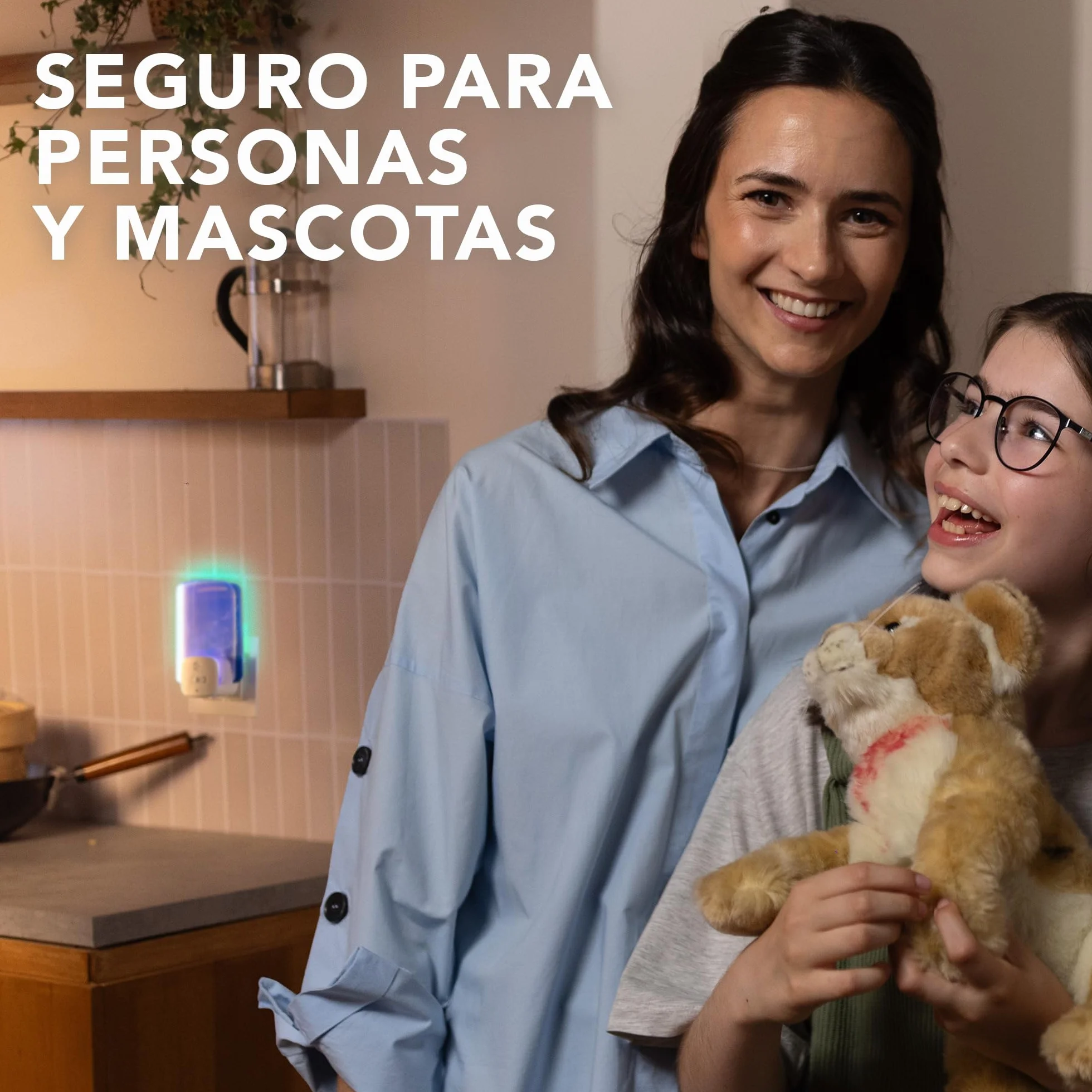 Raid Essentials 2 x Recambio para Trampa LED Antimoscas, Antimoscas de Fruta y Antipolillas, Sin Insecticida, Protección 24/7, para Uso Interior, Paquete de 2