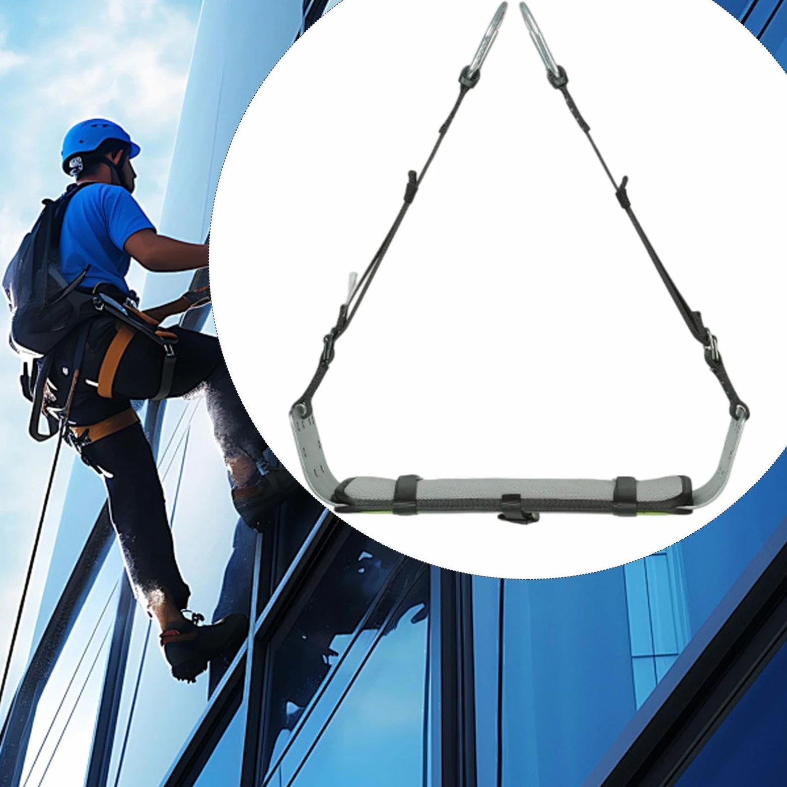 Arnés de Escalar Hombre Protección De Escalada En Roca, Ayudas Para La Vida | Arneses de Escalada Cómodos para hombres mujeres profesionales principiantes techado trabajo aéreo andamios tal