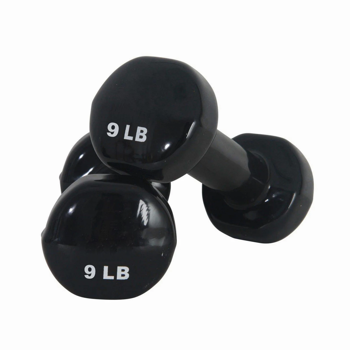 Fitness First Par de mancuernas sumergidas en vinilo (0,5-5,4 kg)