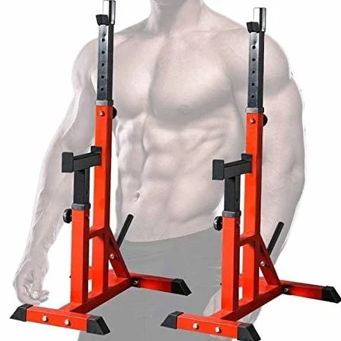 Soporte multifunción ajustable para sentadillas para gimnasio en casa, entrenamiento de fuerza y entrenamientos de cuerpo completo, diseño que ahorra espacio