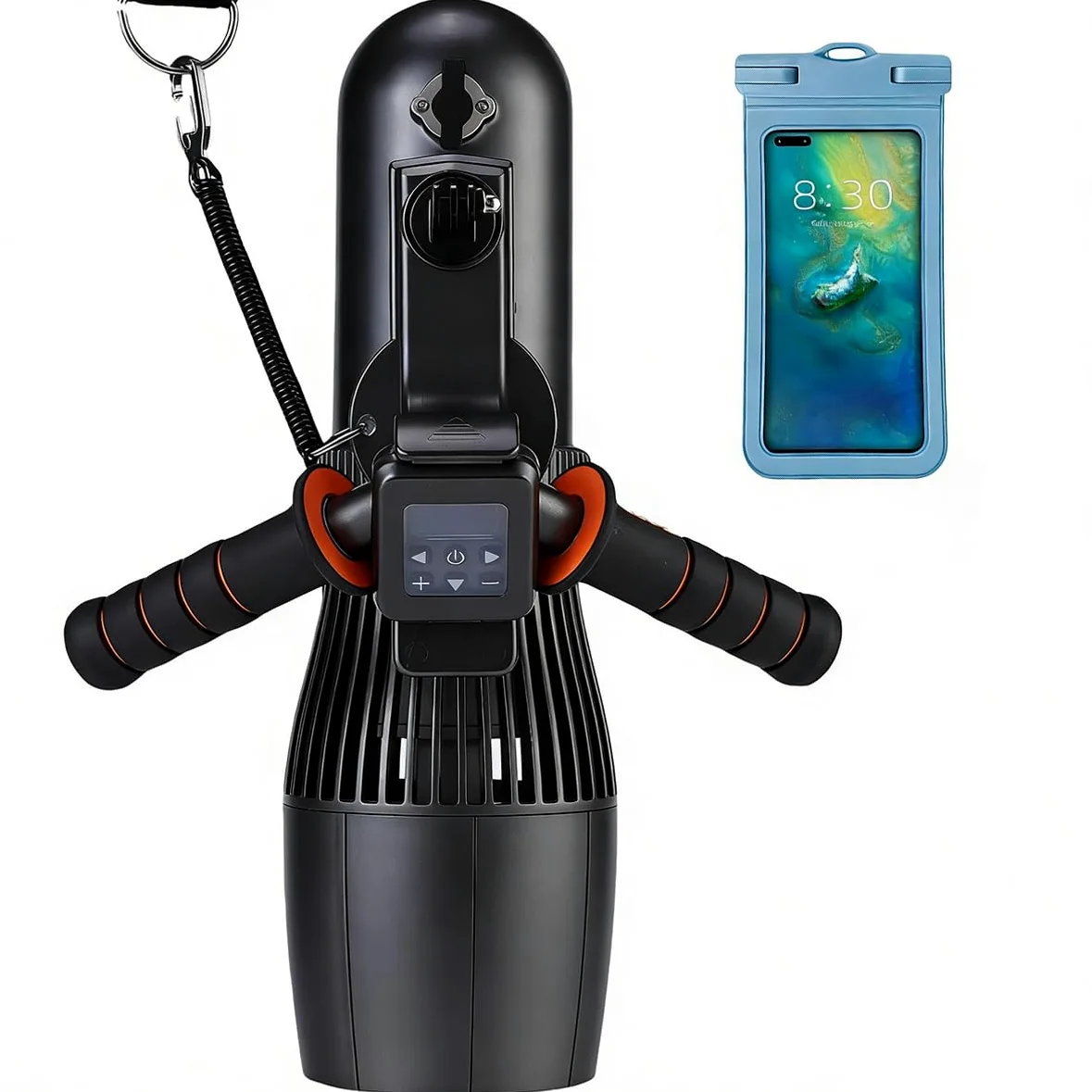 FIFISH Scooter subacuático de 10 km/h 500 W RC Sup Motor interruptor de 10 velocidades, 40 m de profundidad para piscina scooter de mar para tabla de surf jet, bolsa impermeable de 30 m