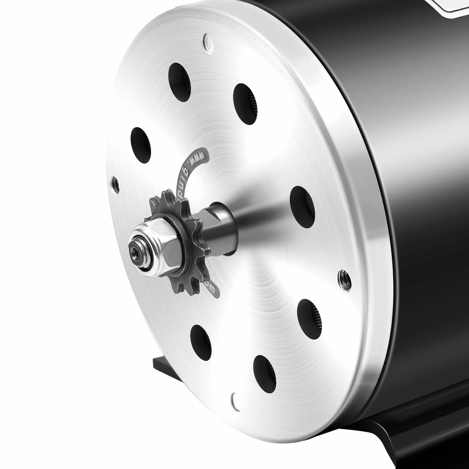 Motor eléctrico DC para bicicleta eléctrica Go-Kart Quad E-Scooter Motor de cepillo negro plata 1000W 36V 3000RPM