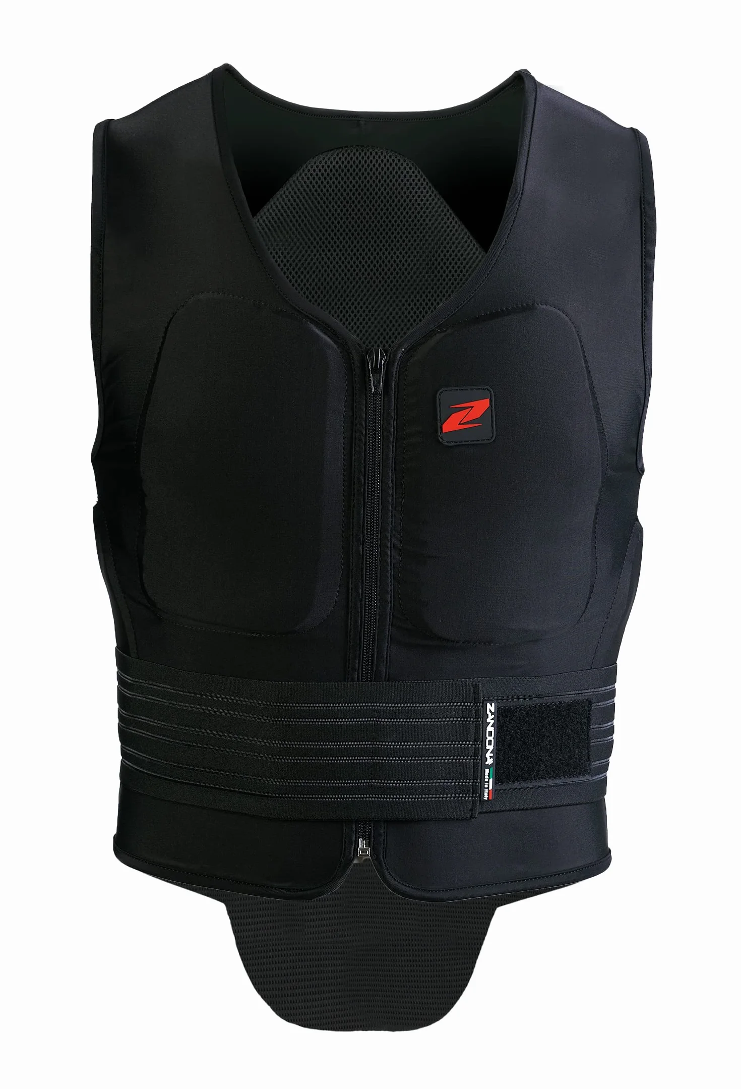 Zandonà Soft Vest Pro X7 (Altura 168-177 cm, Cintura 94-101 cm) Chaleco Protector de equitación, Adultos Unisex, Unisex (Negro), L