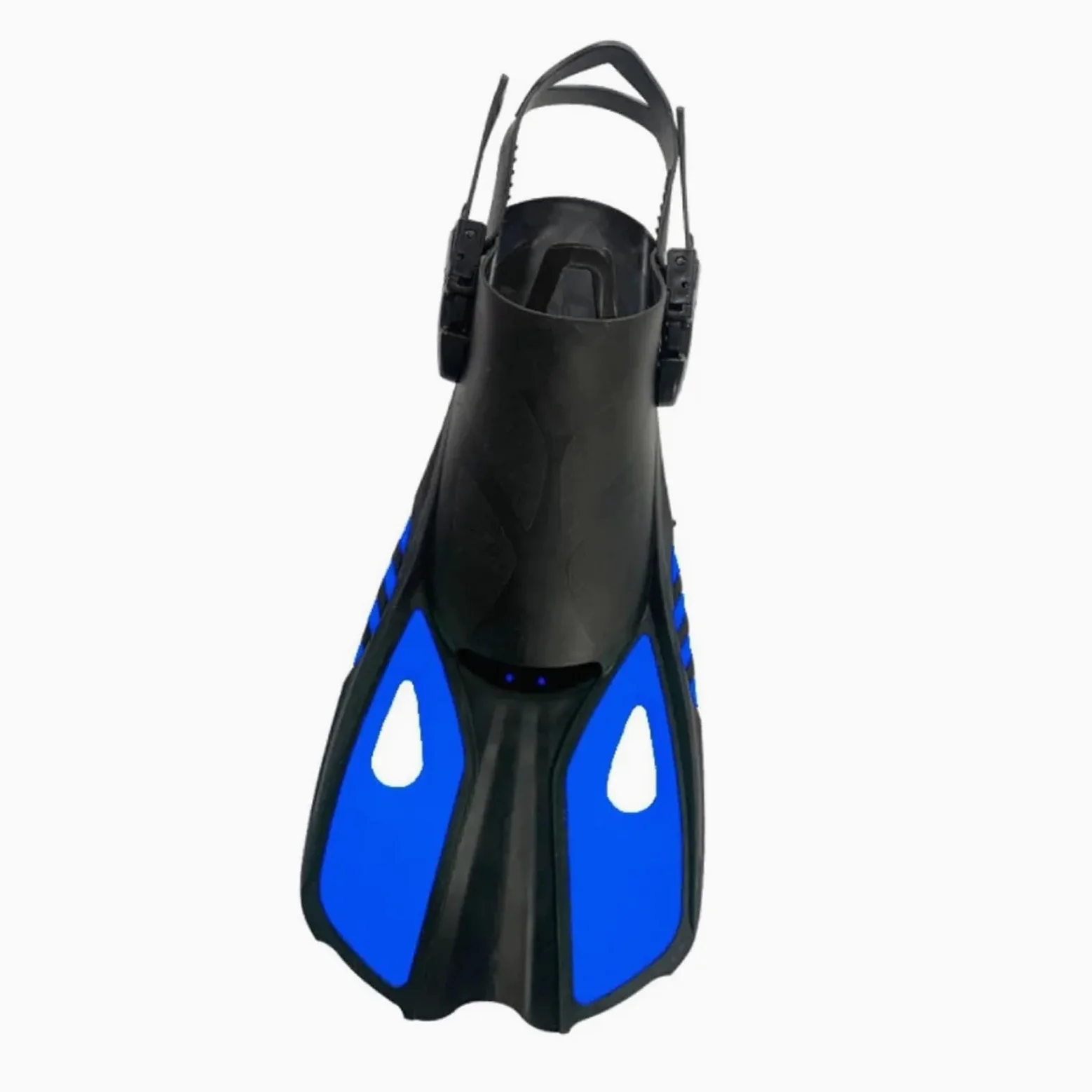 Aletas de Entrenamiento Aletas de Snorkel natación Zapatos Buceo Cortos Ranas Pato Ajustables Silicona Tamaño Viaje Talón Abierto Adulto para Entrenamiento Acuático