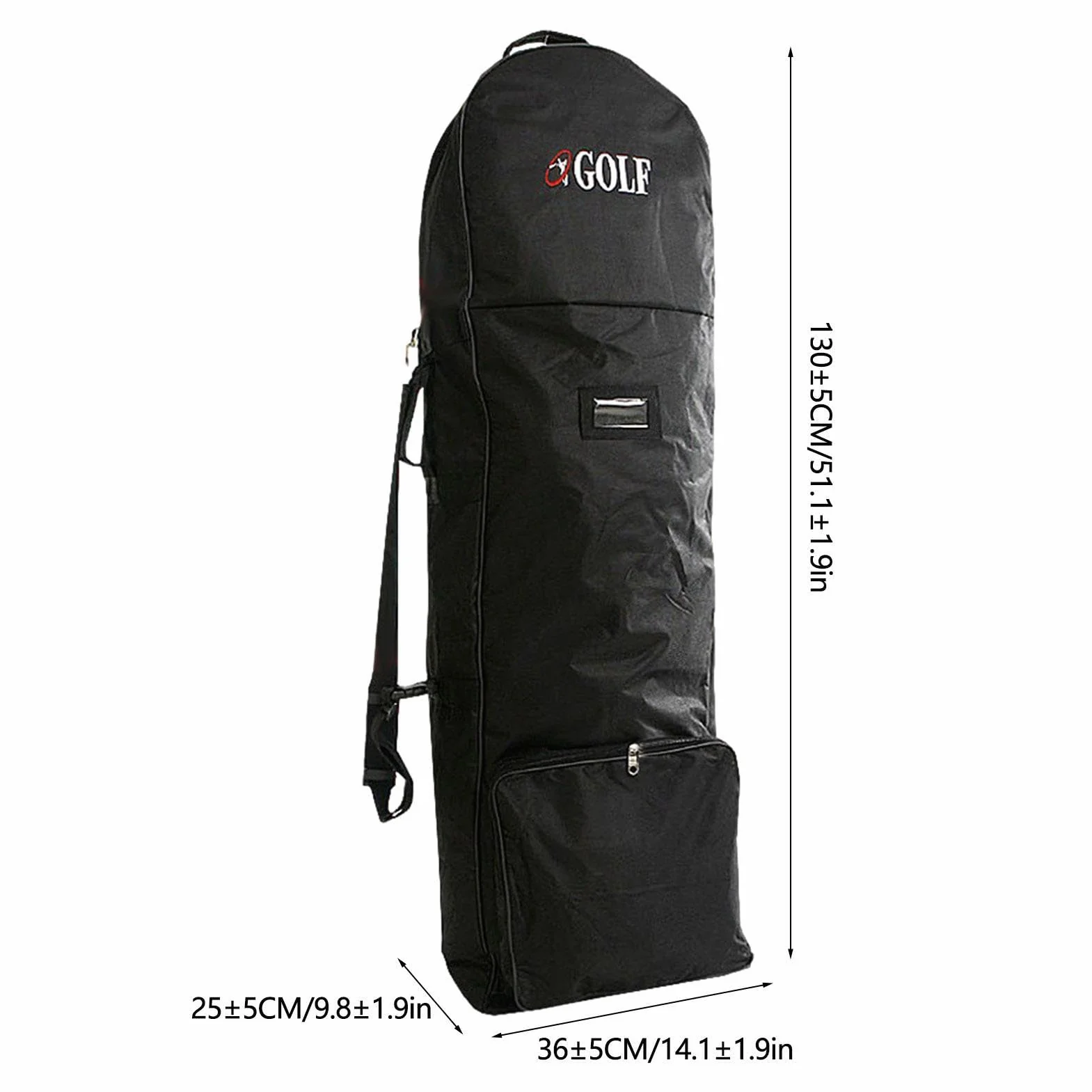 Bolsa de Golf, Bolsa de Golf de Viaje, Protector de Transporte de de Golf con Correa Ajustable, Bolsa de Viaje para protección de Vuelo de Golf con Ruedas para la