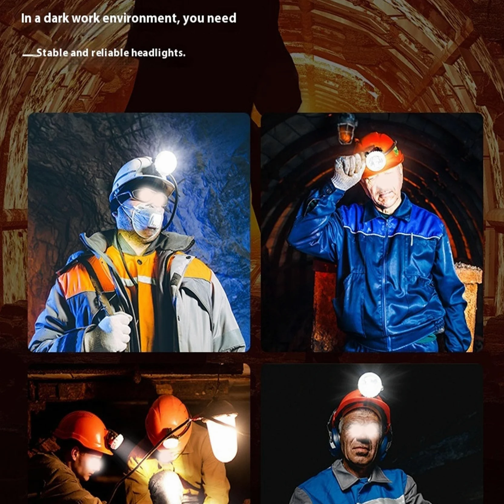 Linterna LED recargable impermeable a prueba de explosiones para minería de carbón subterráneo