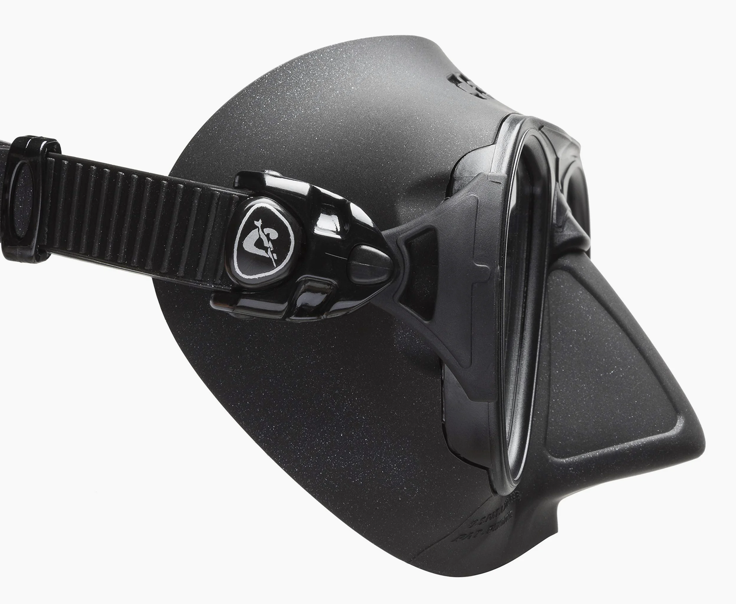 Cressi Calibro Máscara polyvalent para Buceo, apnea Avanzada y submarina Fishing, Unisex Adulto, Negro, Talla única + Epsilon SPE Alpha Ultra Dry Snorkel de Silicona Unisex, Negro/Negro, Talla única