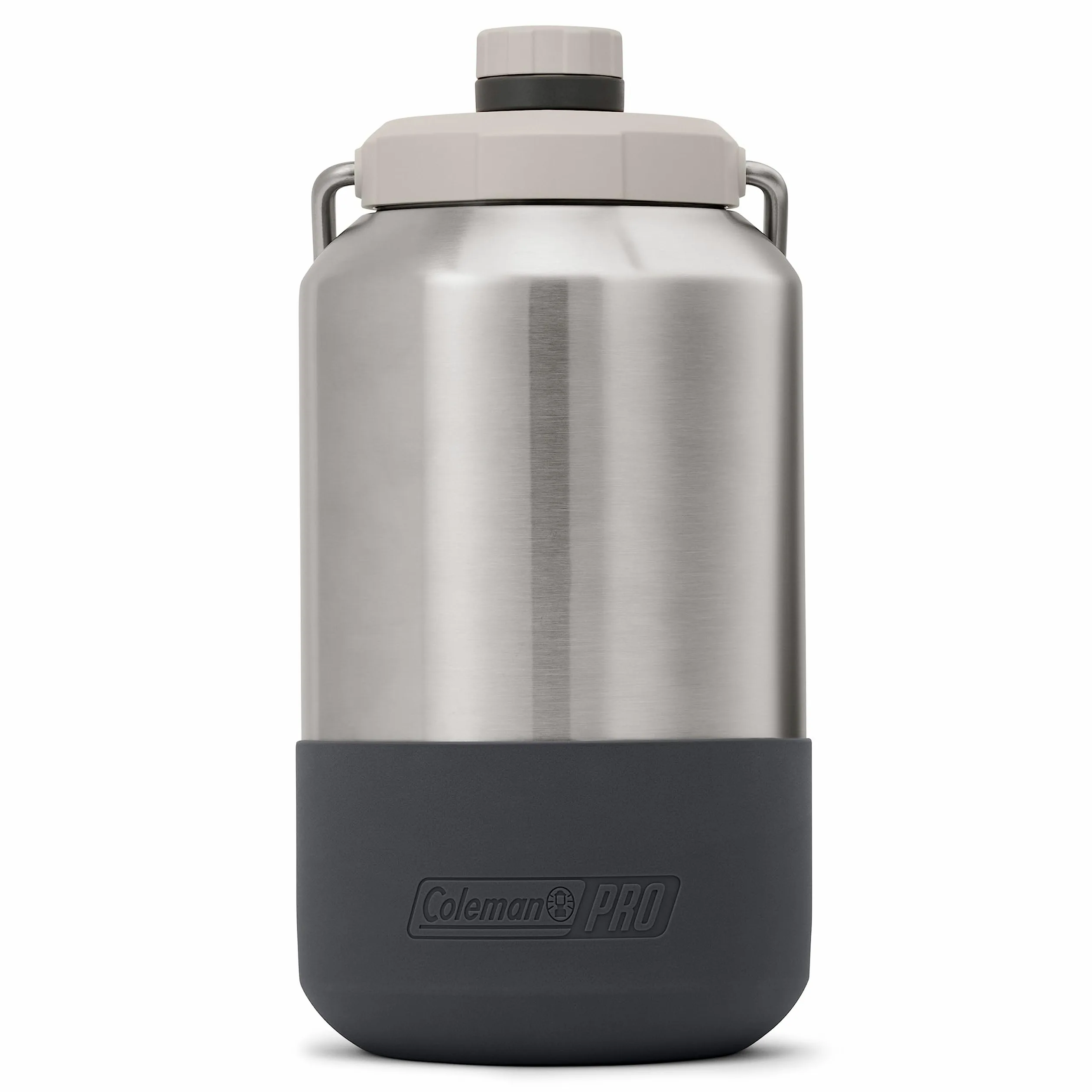 Coleman Pro - Jarra de agua aislada de alta resistencia a prueba de fugas para uso resistente al aire libre y lugares de trabajo, acero duradero con punto de anclaje para una máxima portabilidad