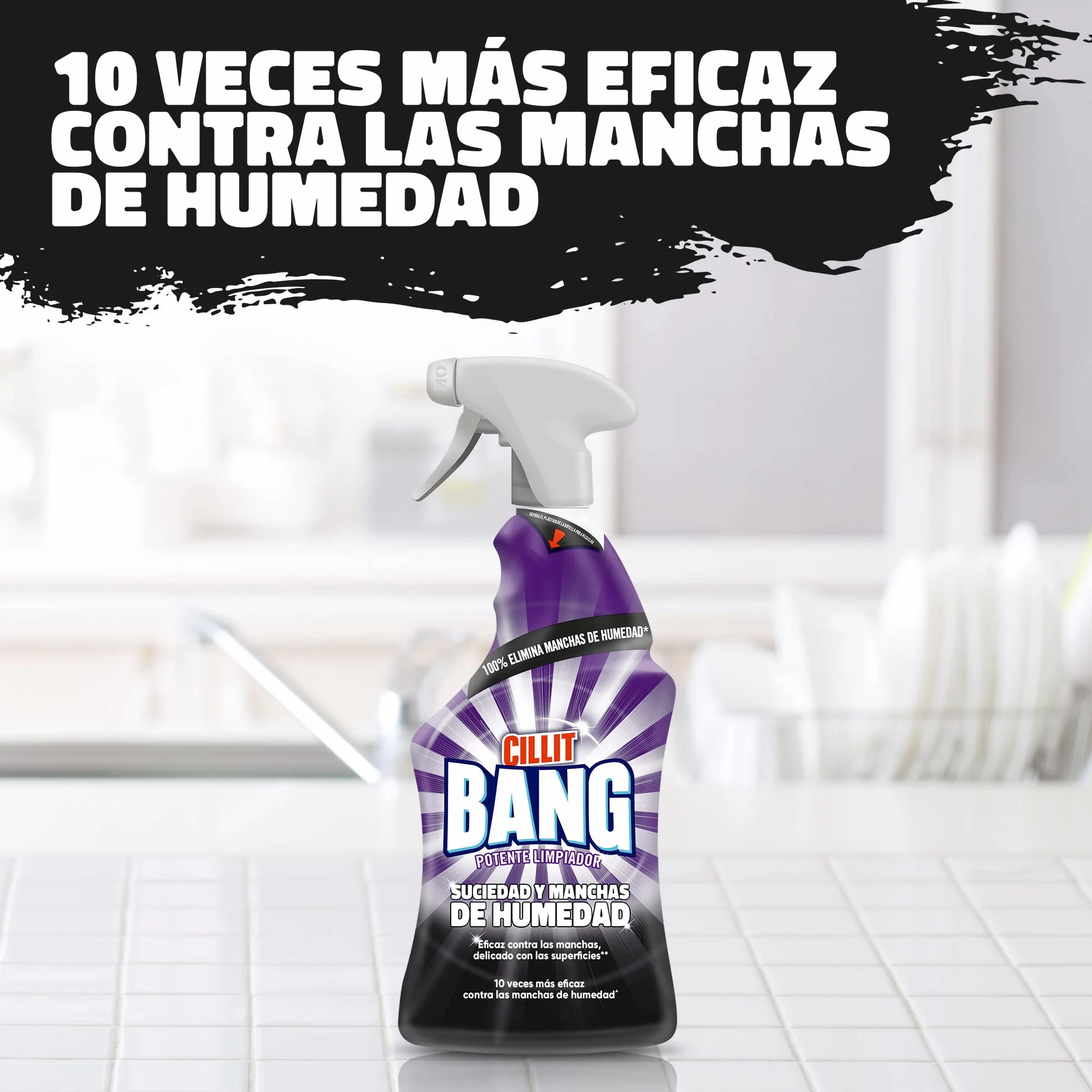 Cillit Bang Spray limpiador quitagrasas Pack 2 x 750 ml