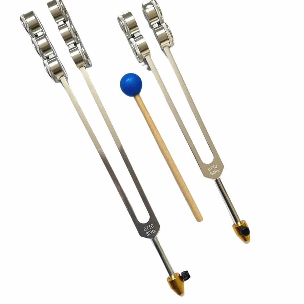 Herramienta de Diapasón de Aluminio 64 Hz para Terapia de Diagnóstico de Vibración y Sonido Curativo