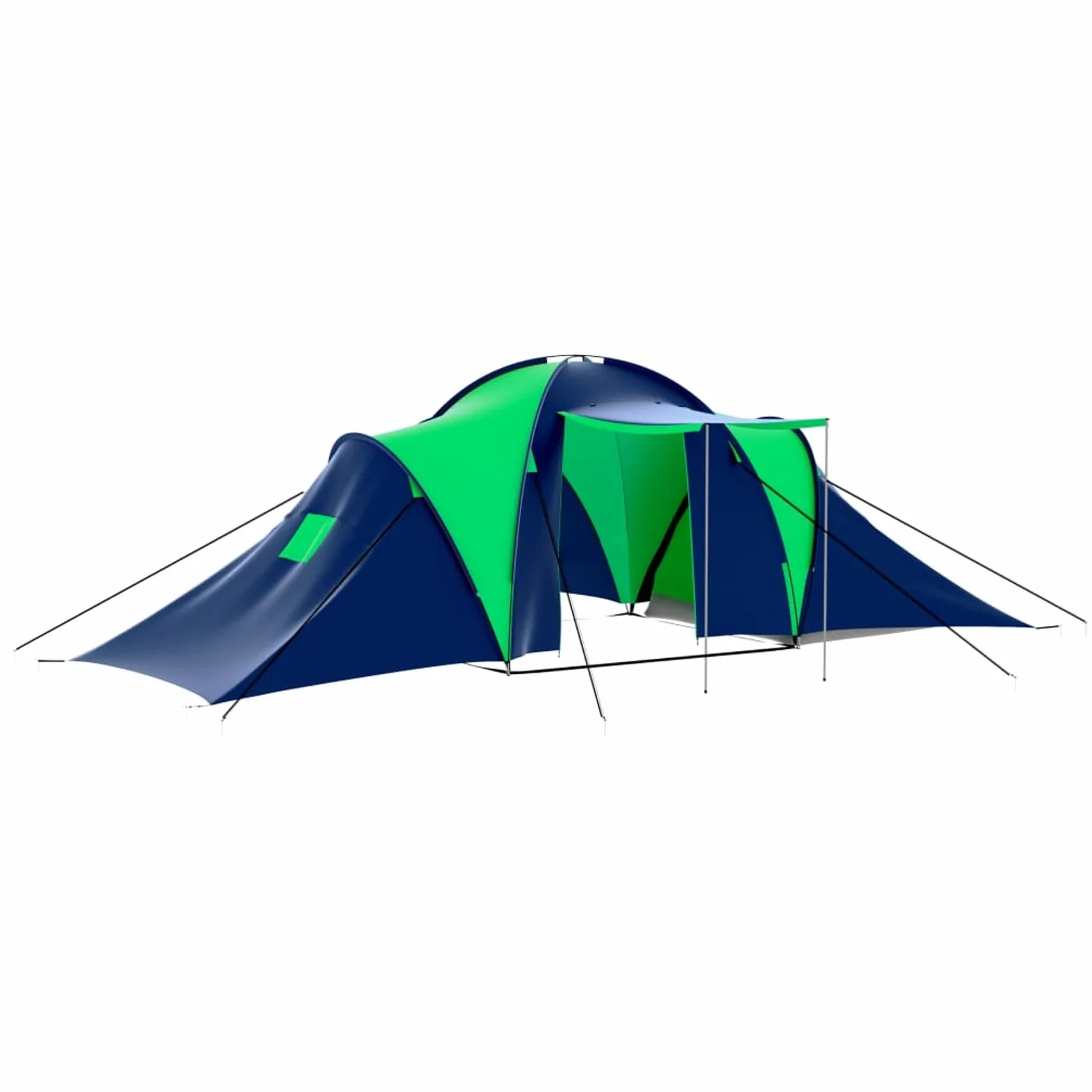 Homgoday Tienda de campaña para 9 Personas Tela y Verde Tienda de Campaña para 2 4 Personas Impermeable Instantánea Fácil instalación