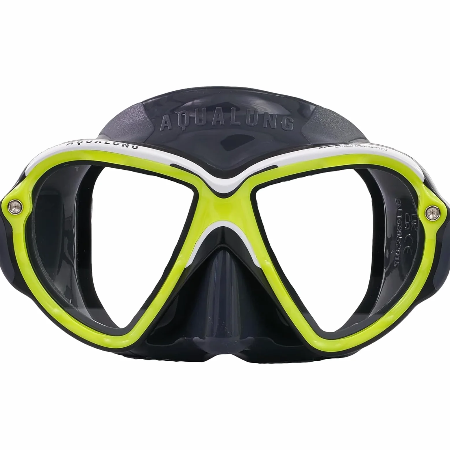 AQUALUNG REVEAL ULTRAFIT - Máscara buceo adultos, visión panorámica de 180°, ajuste facial personalizado, lentes intercambiables, resistente al agua, faldón de silicona, óptima para el submarinismo