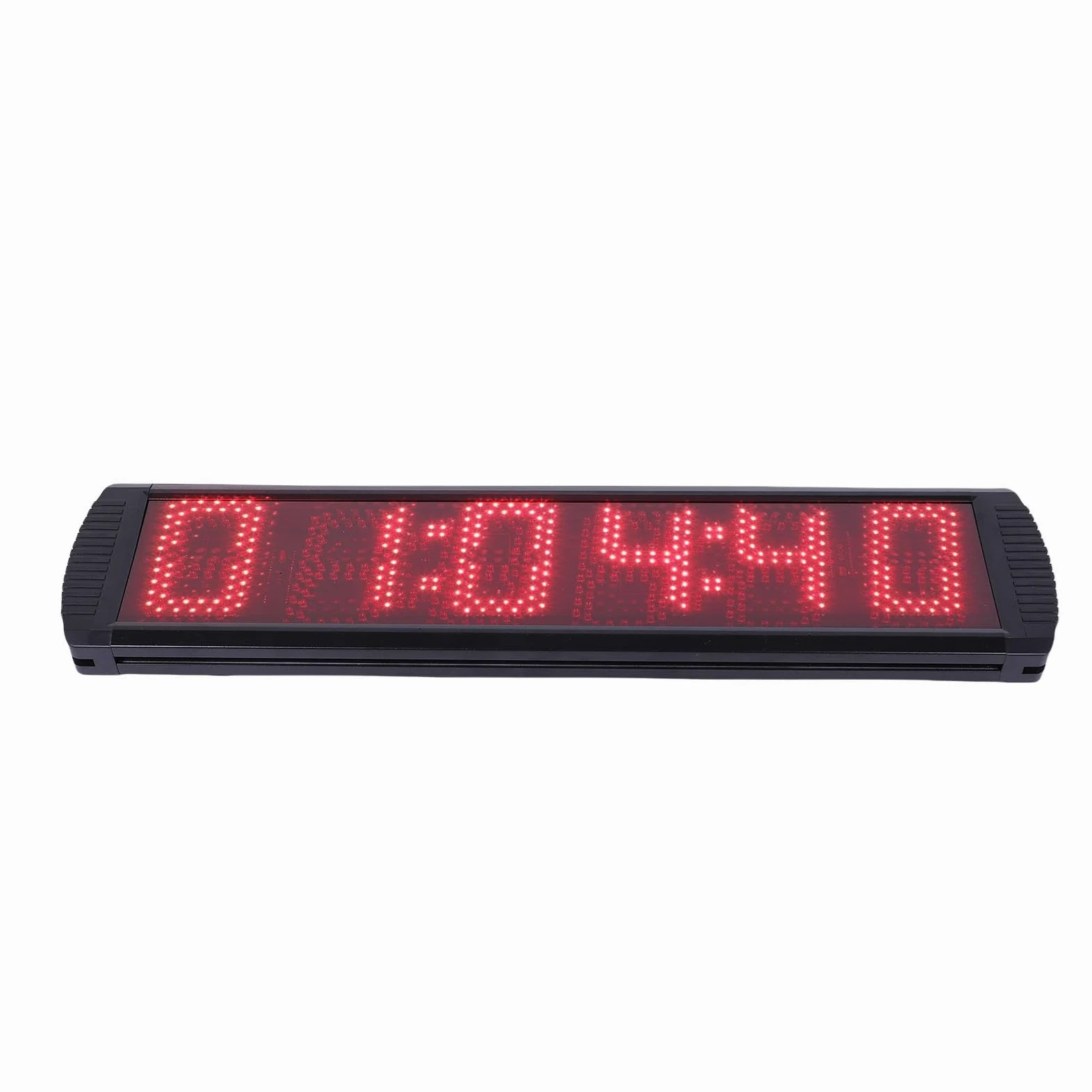 Jeffergarden Reloj Digital LED de Temporizador de 6 Dígitos con Trípode Control Remoto Cuenta Regresiva Cuenta Progresiva para Gimnasio Aula