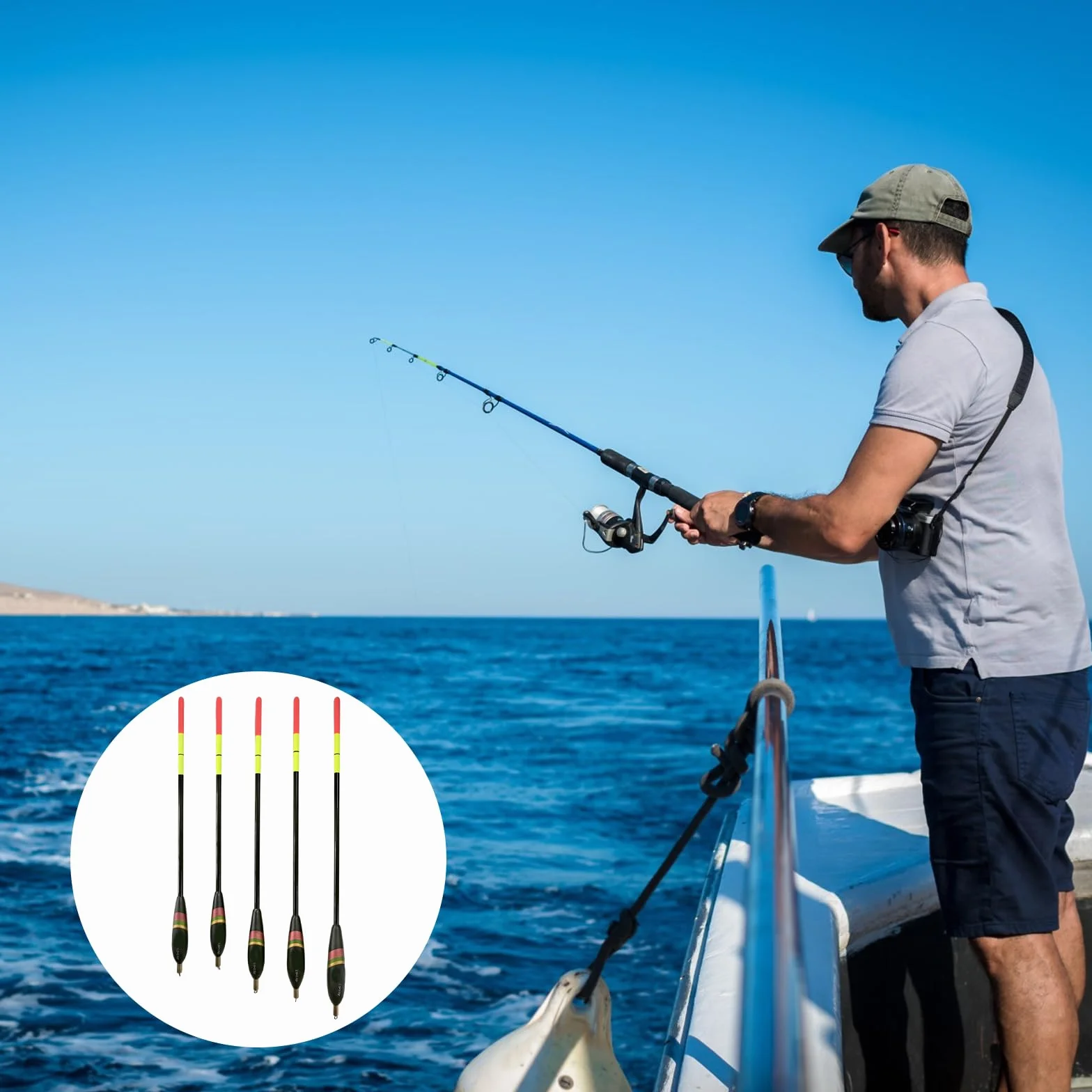Waggler Set 5 Unidades 3.2g-5.5g - Flotadores de Pesca para Diversas Situaciones