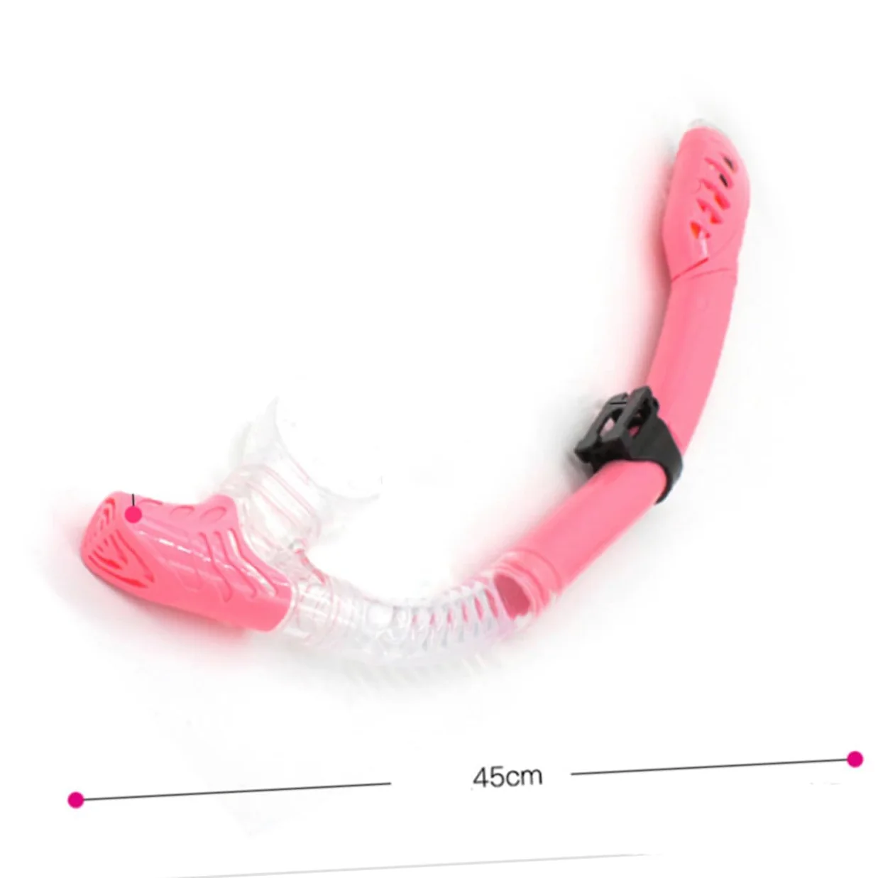 Gafas De Buceo y Esnórquel para Adultos Conjunto De y Tubo De Diseño De Ventana Única Antivaho y Color Rosa Marco