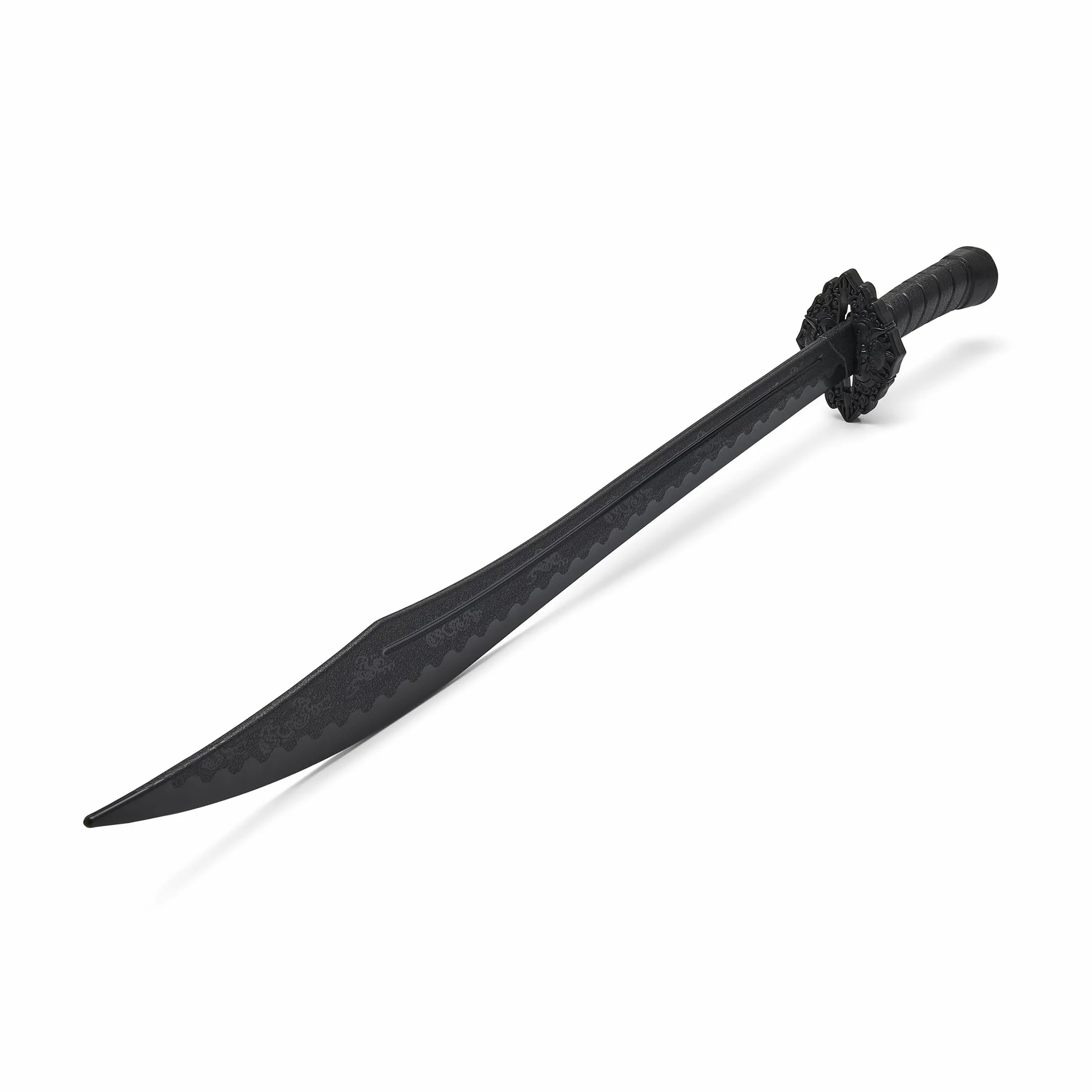 Artes Marciales Negro Polipropileno Plástico Kung Fu Broadsword Entrenamiento Espada - 37"