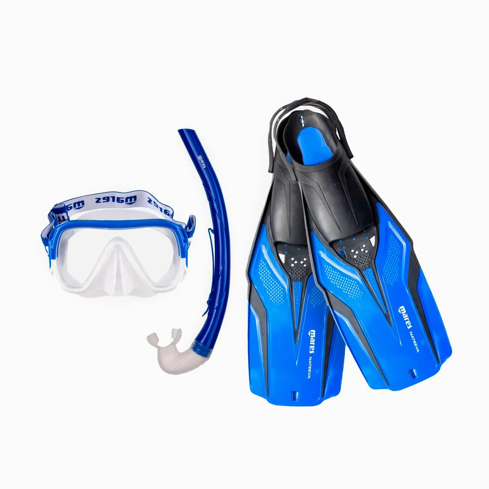 Mares Set Nateeva Keewee, Snorkeling Unisex Adulto
