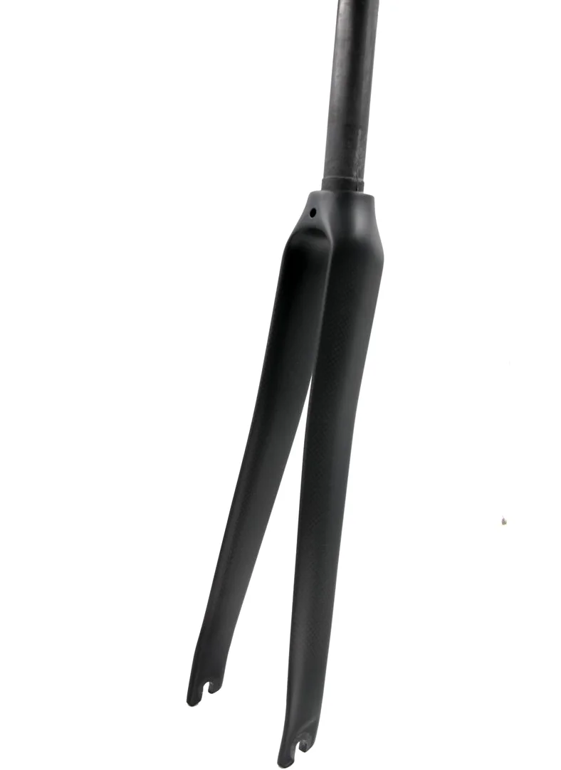 1 1/8 3K MATTE Mate Fibra de carbono Bicicleta de Carretera tenedor 700C