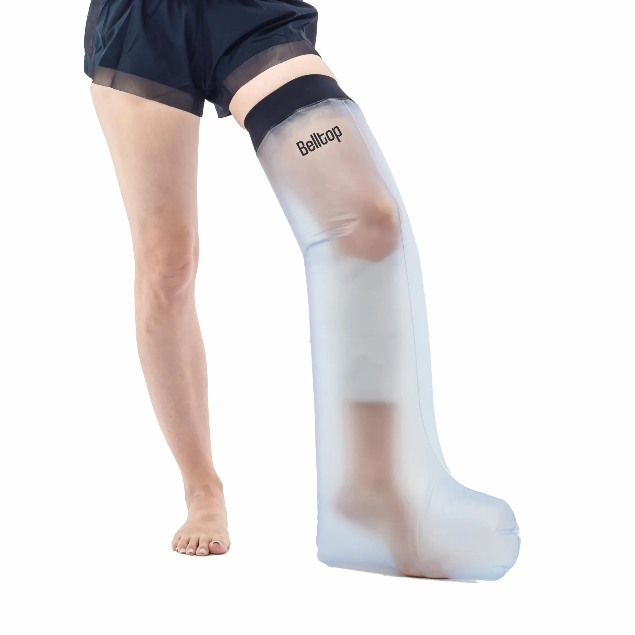 Funda impermeable escayola pierna adulto silicona protector estanco ducha piscina