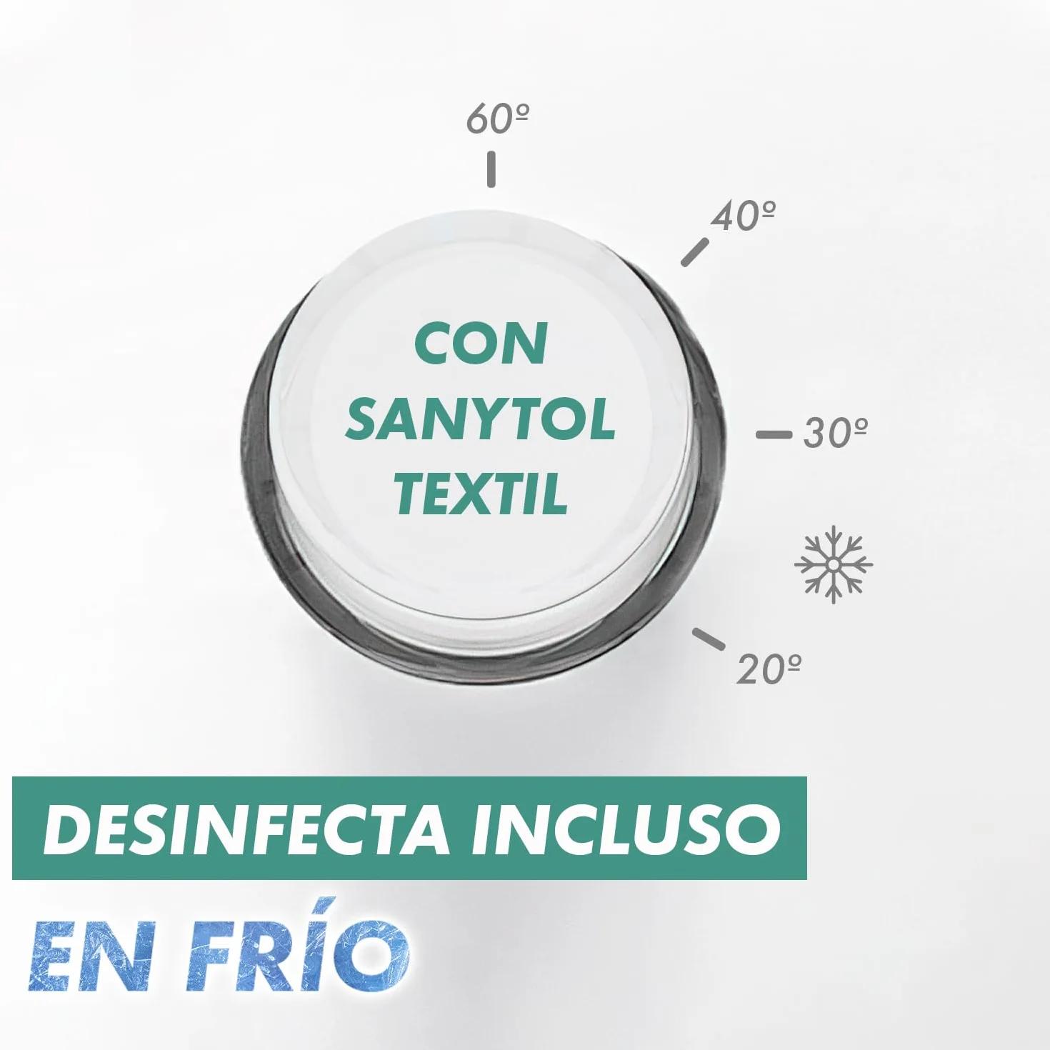 Sanytol Desinfectante para la Colada 4 x 500 ml Elimina 99,9% de Gérmenes