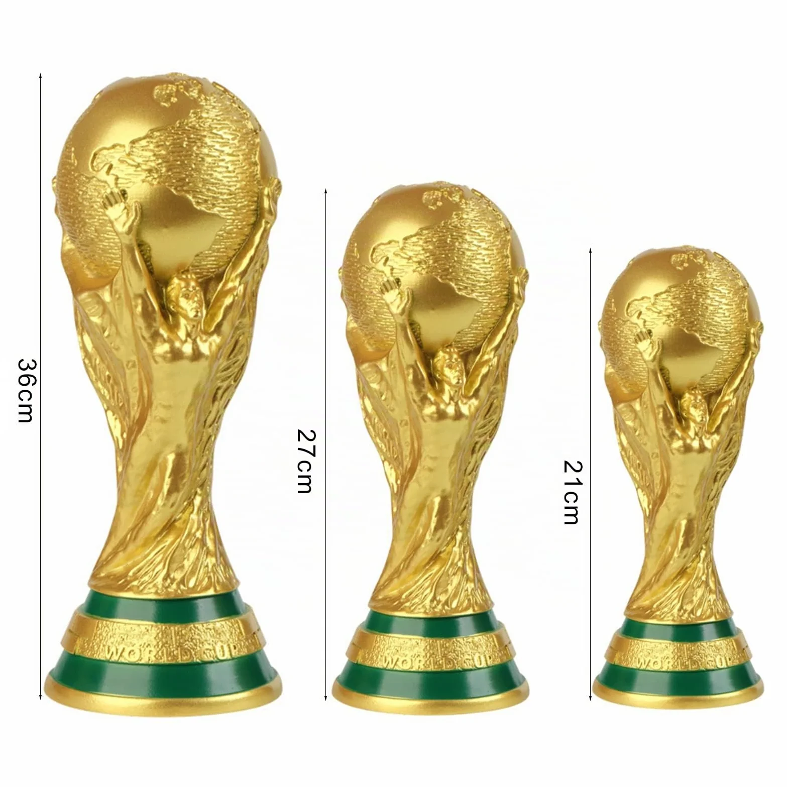 Réplica del trofeo de la Copa del Mundo 3D 2026, réplica de trofeo de fútbol de la Copa del Mundo, trofeo de campeón, regalos conmemorativos coleccionables para fanáticos del fútbol, hombres, padre