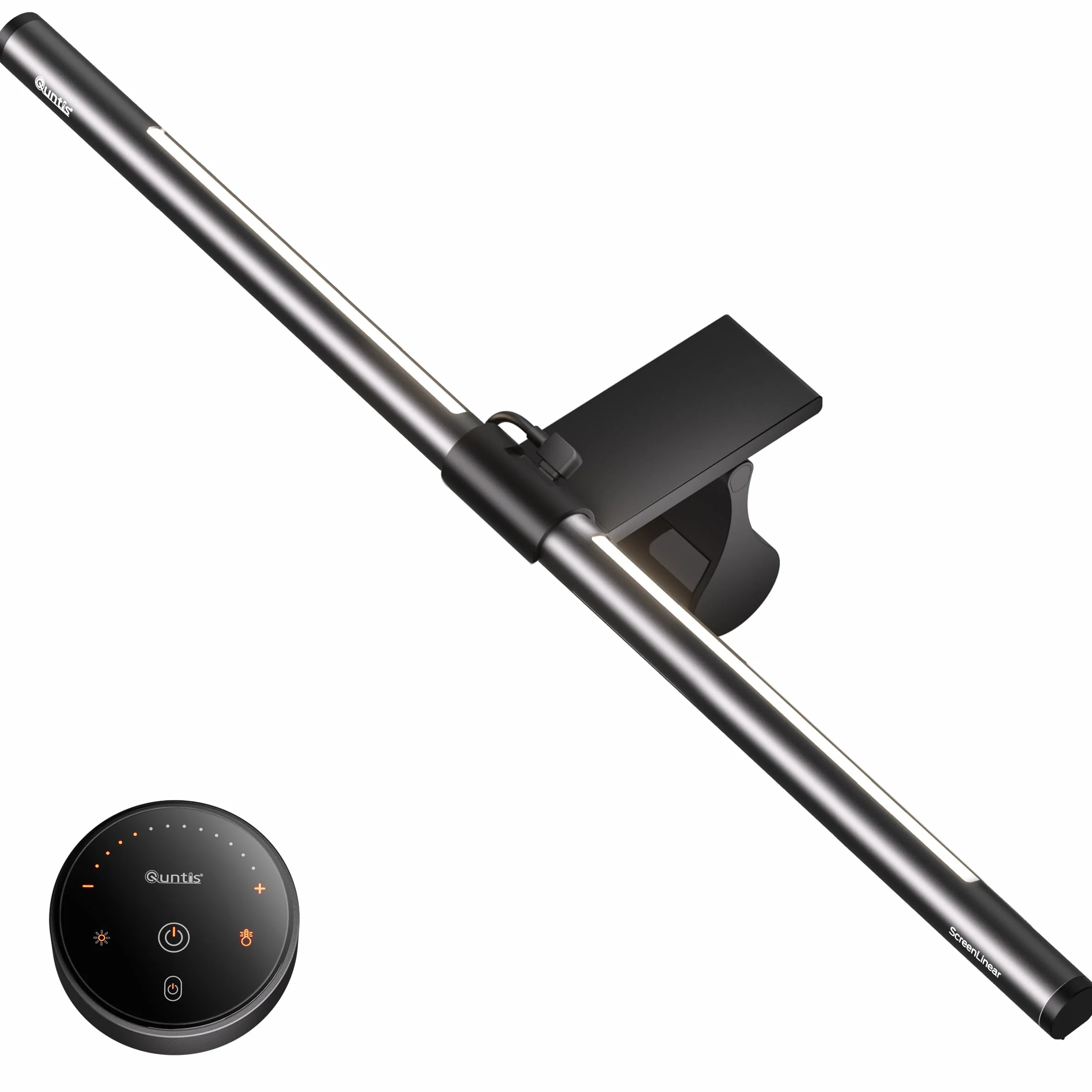 Quntis Lámpara Monitor con Retroiluminación, 51cm Luz Curva con Control Remoto, Protección Ocular Barra Luz para Hogar Oficina