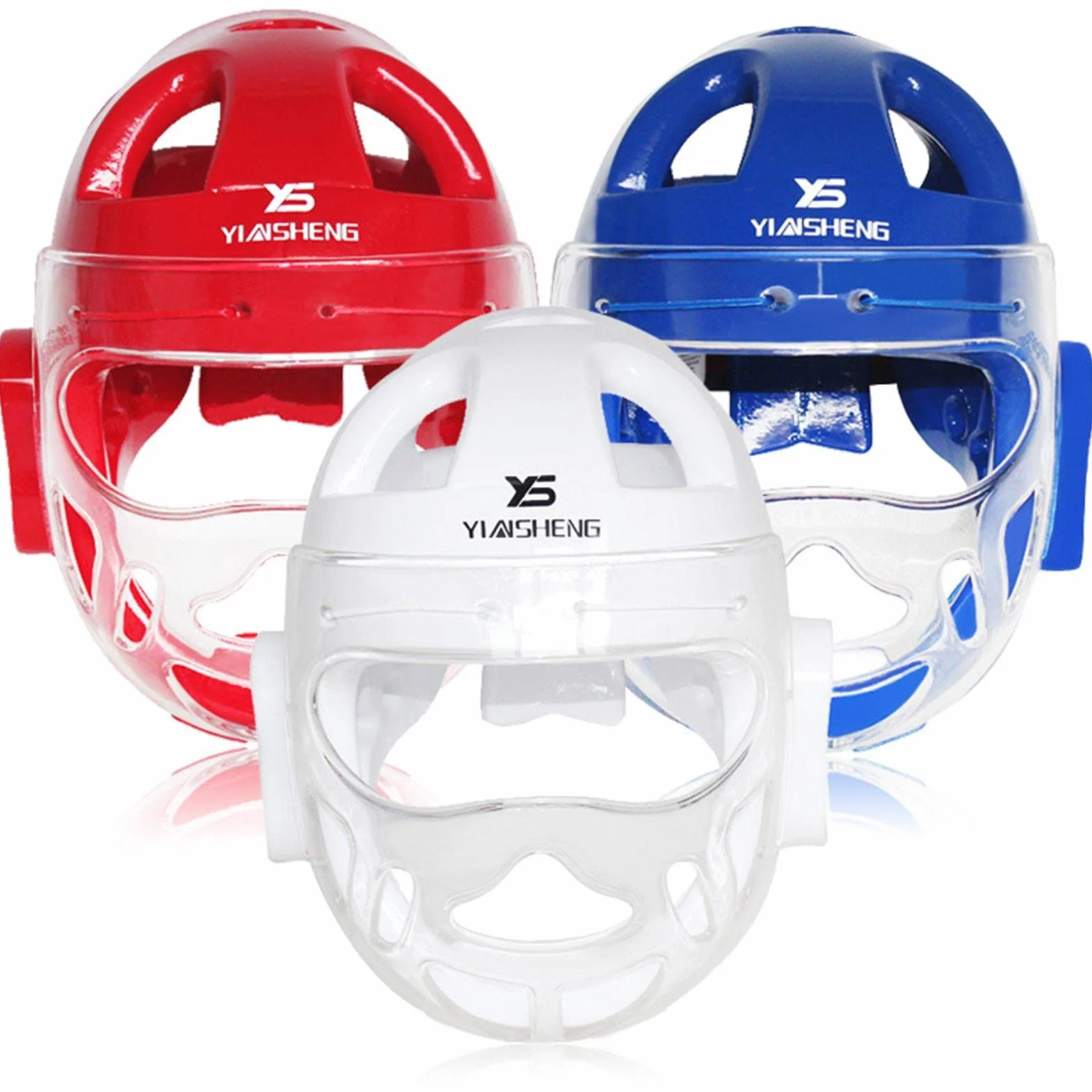 Perfeclan Casco de protección para Karate, Seguro y Ajustable para Entrenamiento de Artes Marciales