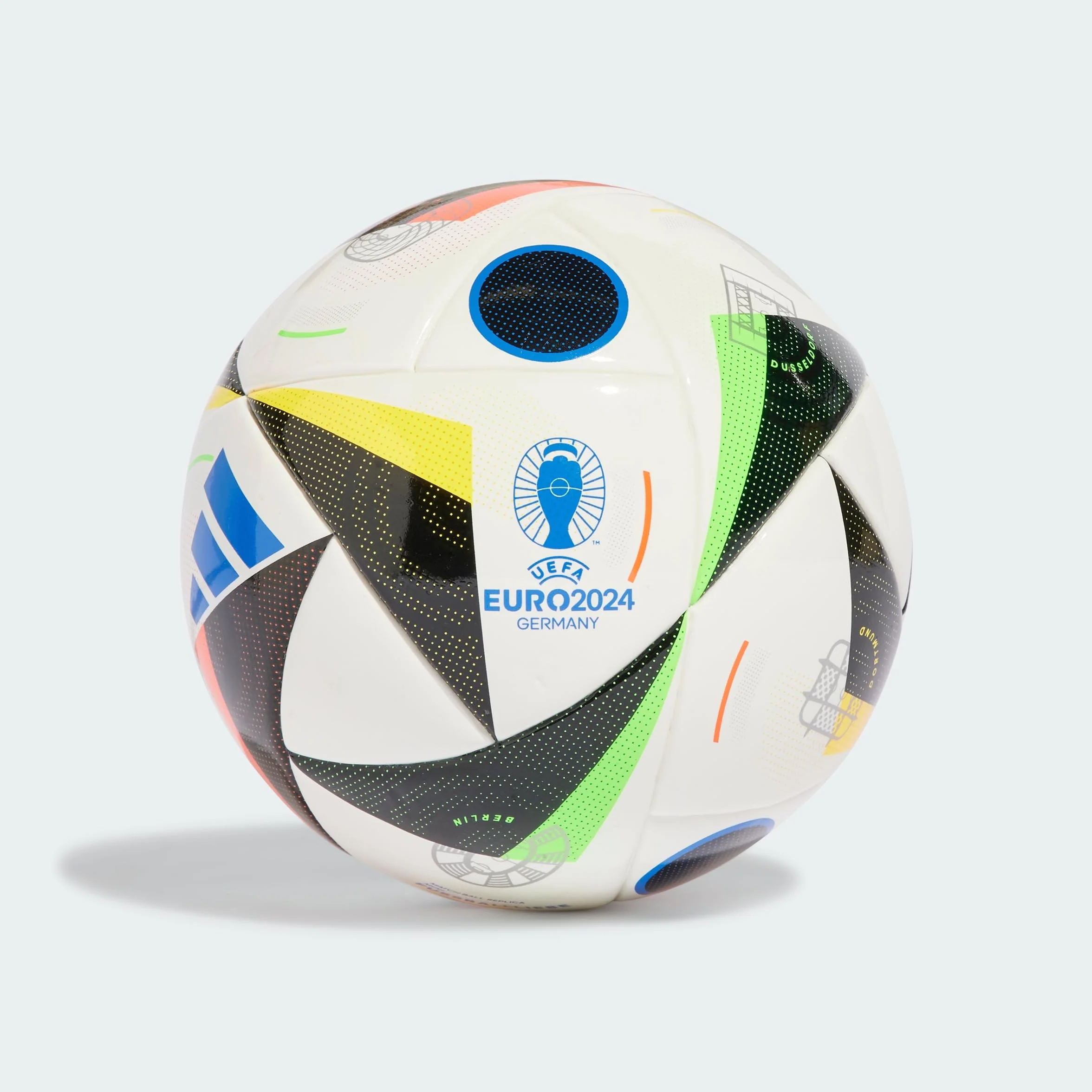 adidas Euro24 Mini White/Black/Globlu Talla Única