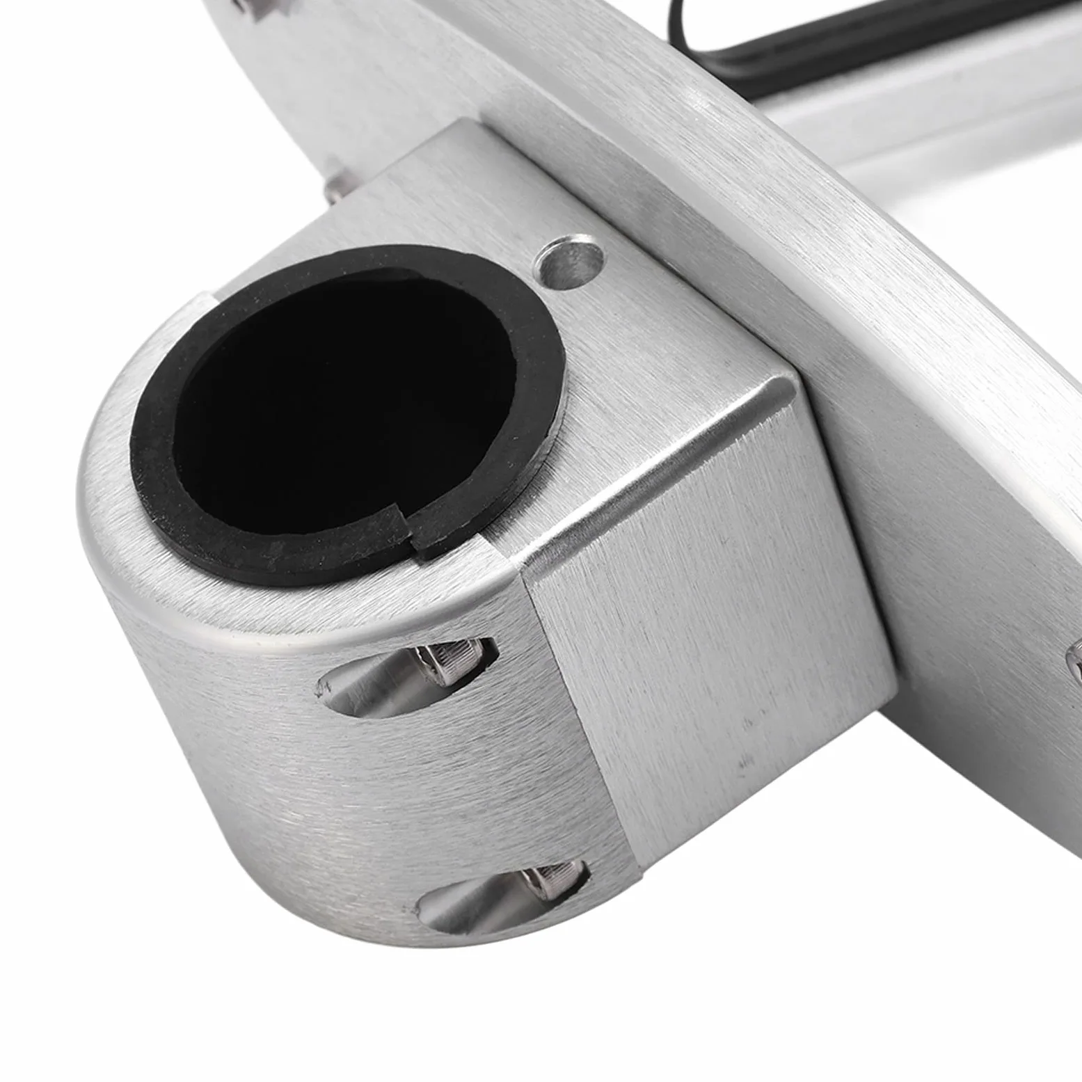 Wakeboard Rack Soporte Ajustable de Aluminio Cepillado CNC para Barco con Tornillo de Fijación y Junta, Soporte de Torre de Wakeboard de para, Tabla de Surf, Rodillera, Adecuado para