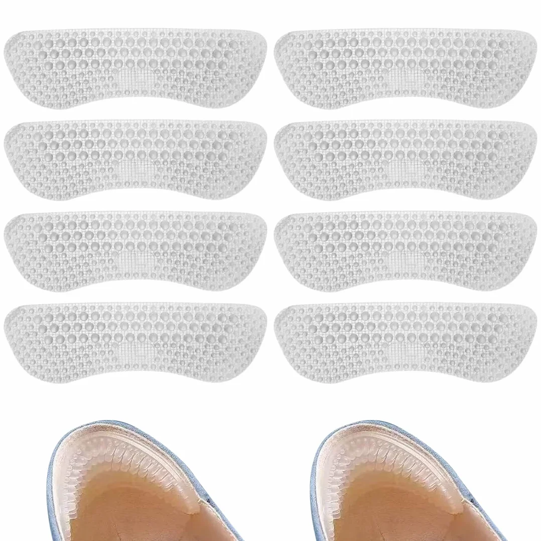 Taloneras Silicona Antirozaduras para Zapatos 4 Pares Almohadillas Talón