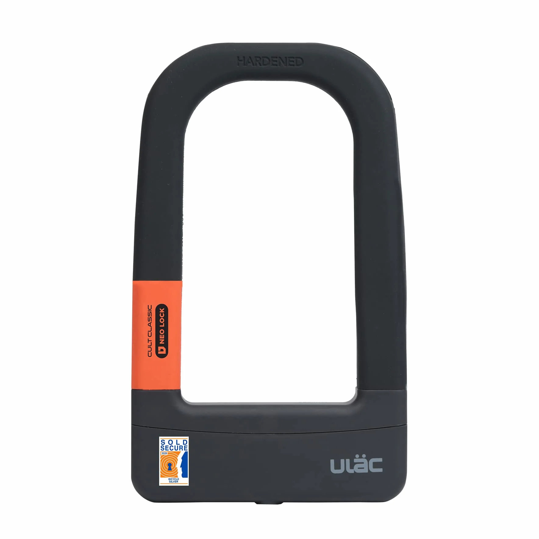 ULAC – Candado Bicicleta en U Soloist | Diseño Innovador y Máxima Seguridad | Cerradura Antirrobo con 2 Llaves Abloy | Grillete de Acero Templado 12 mm Anti Robos | Bici Eléctrica, Moto, Patinete