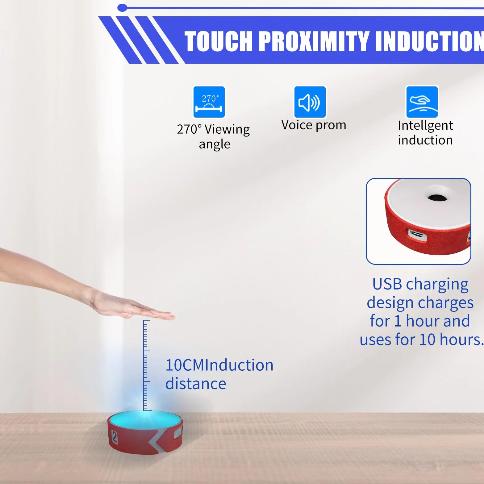 Luces de entrenamiento de reacción, 4 modos, kit con carga USB, velocidad para atletas