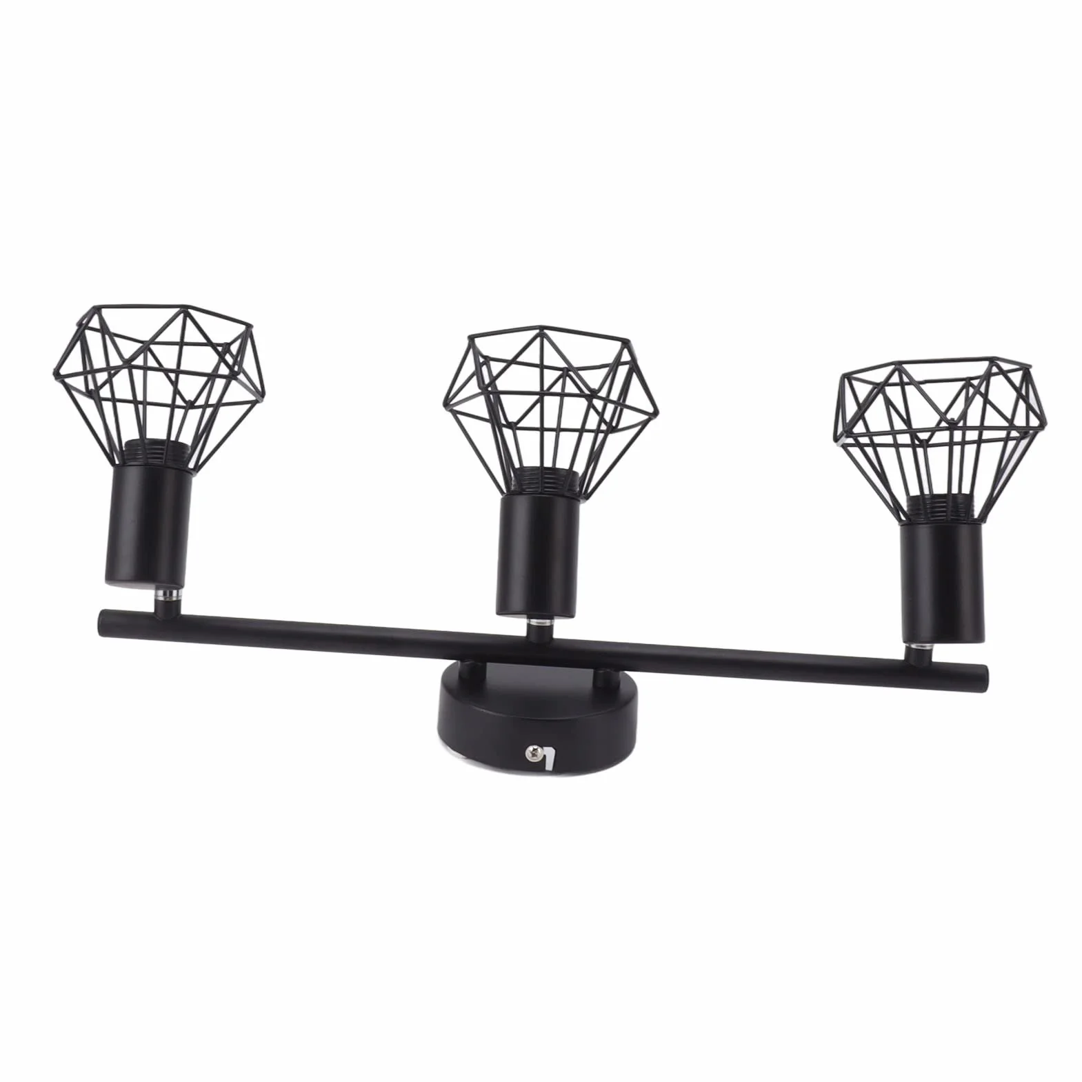 Annadue Kit de Iluminación de Riel de 3 Luces LED Giratorio, Foco de Techo Negro Mate Regulable para Cocina Sala de Estar