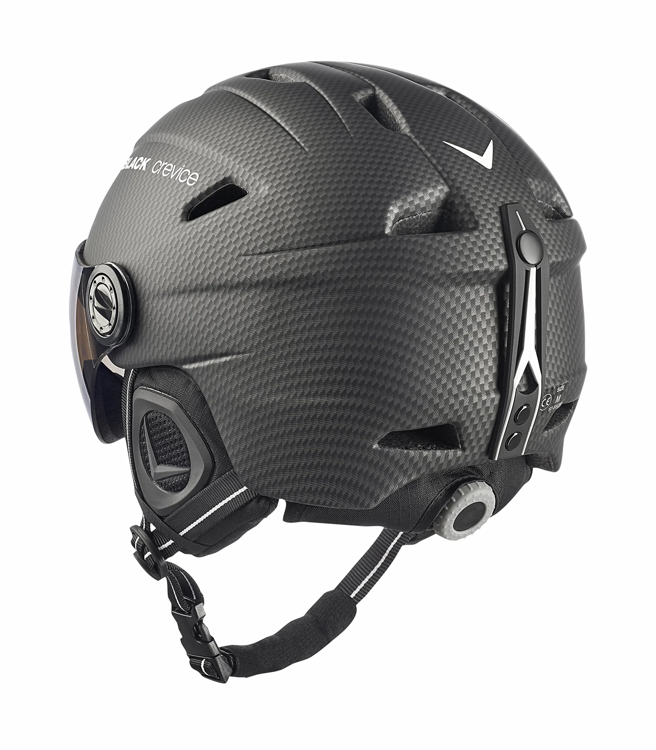 Casco de esquí Silvretta con Visera Estilo piloto Policarbonato Transpirable Talla Ajustable