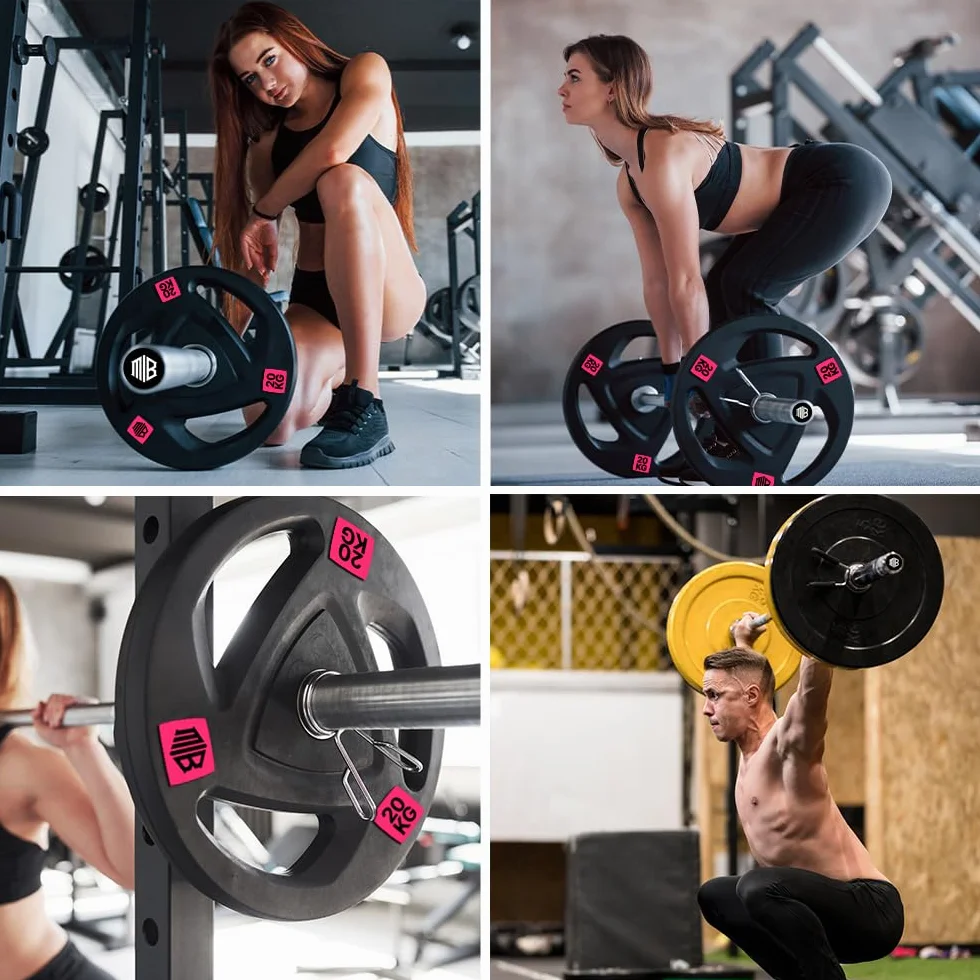 ManiBoom Barra olimpica 20kg, 220 cm para Discos y Pesas de Ø50mm - Barra de MUSCULACION para Press Banca, Halterofilia Crossfit - Barra Olímpica Carga máxima de 230kg para Gimnasio o Casa