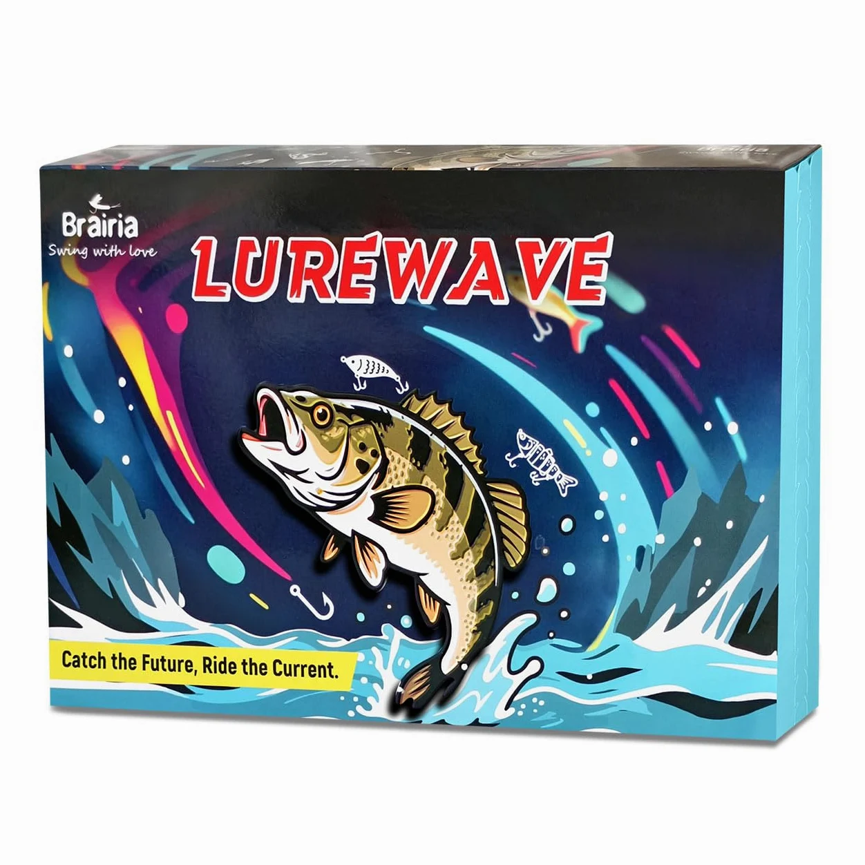 Kit de señuelos de pesca de lubina juvenil, 7 cebos suaves y señuelos duros para principiantes, juego multiusos de agua dulce con caja de aparejos, tarjetas de instrucciones, aparejo Texas y Drop Shot