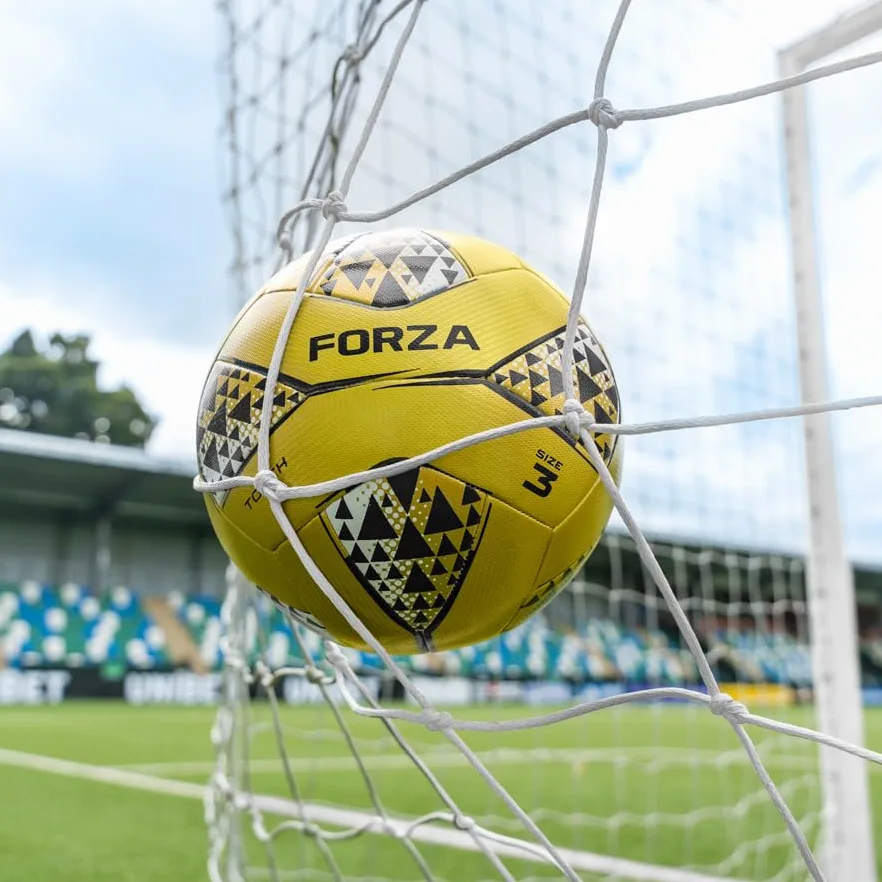 FORZA Balón de fútbol con control táctil ponderado [450 g] | Balón de entrenamiento duradero tamaño 3 para entrenamiento de precisión, coordinación y reacción