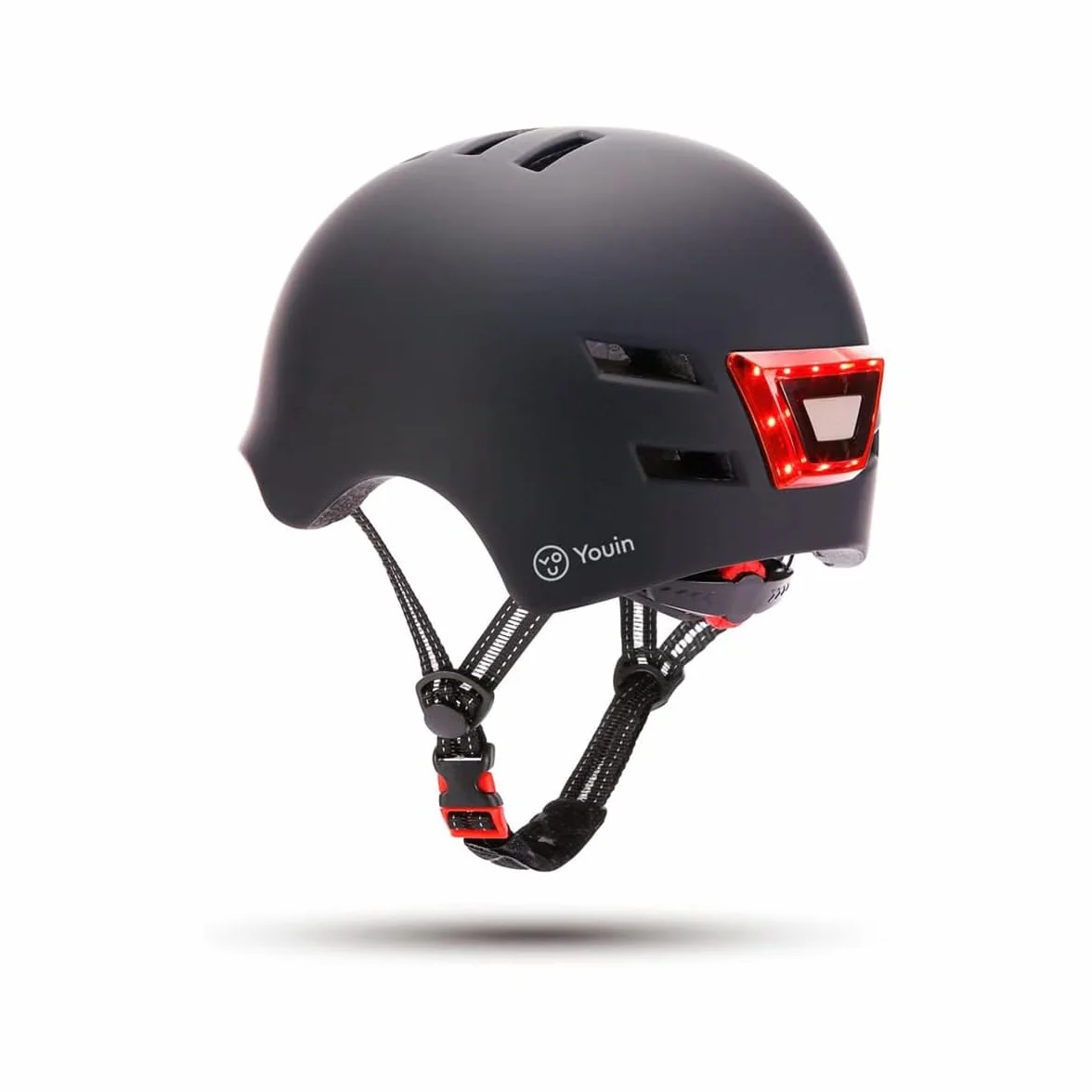 YOUIN Casco LED Frontal y Trasero Negro Talla L