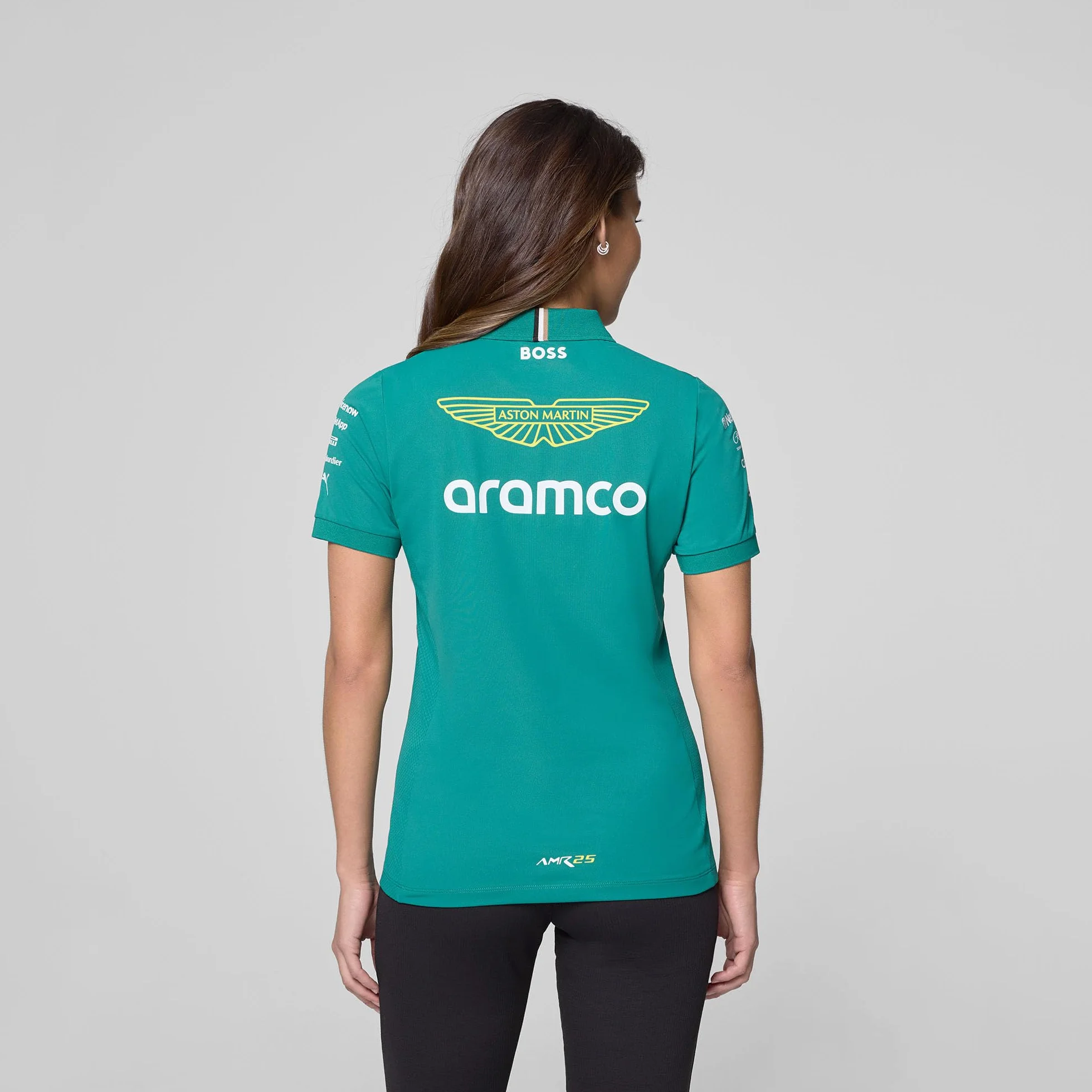 Aston Martin F1 2025 Polo del Equipo para Mujer