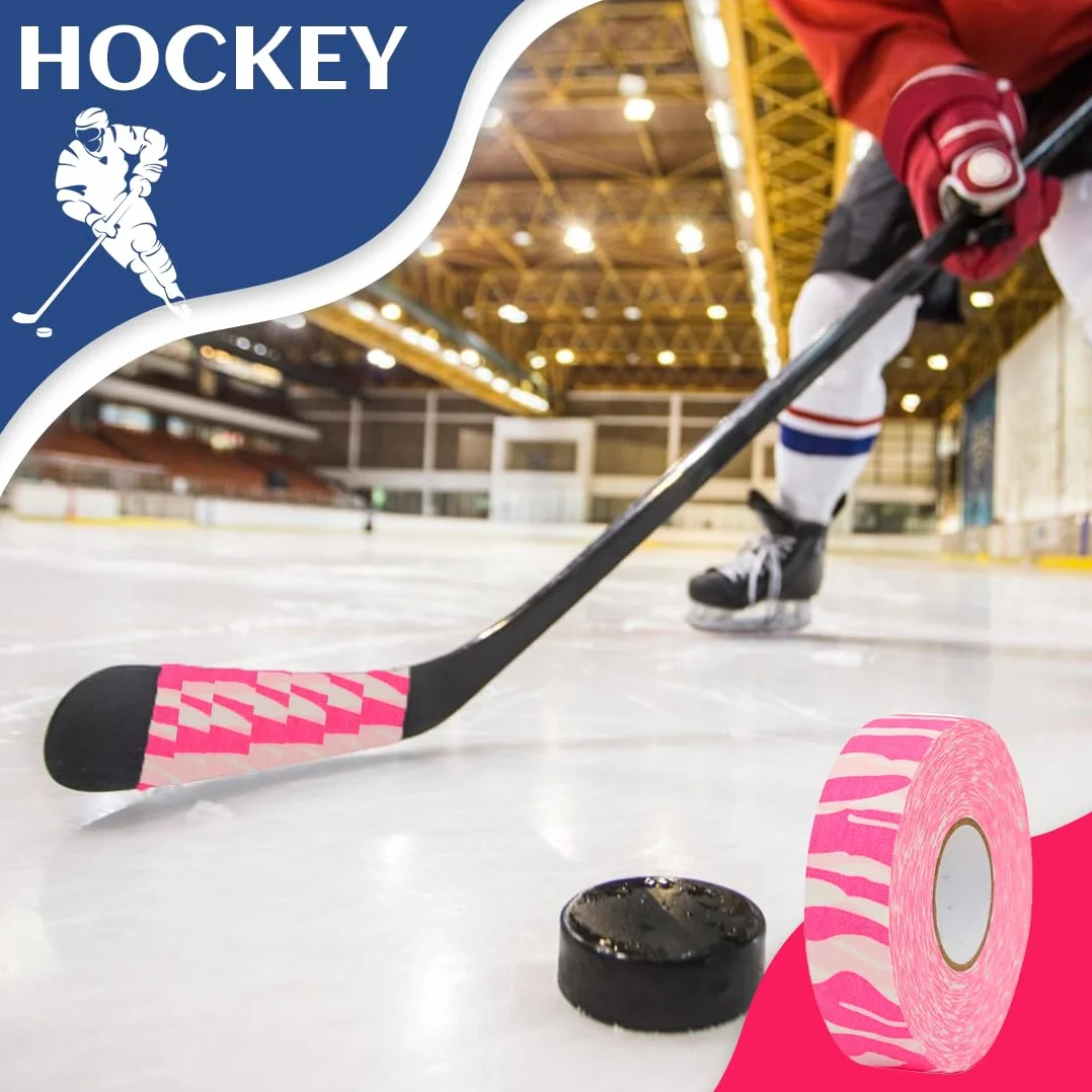 NHQ Cinta de Hockey,Cinta de Palo de Hockey,Cinta Adhesiva de Camuflaje para Raquetas de Tenis,Cinta Antideslizante y Autoadhesiva para Hockey Sobre Hierba,2,5 Cm*25 M