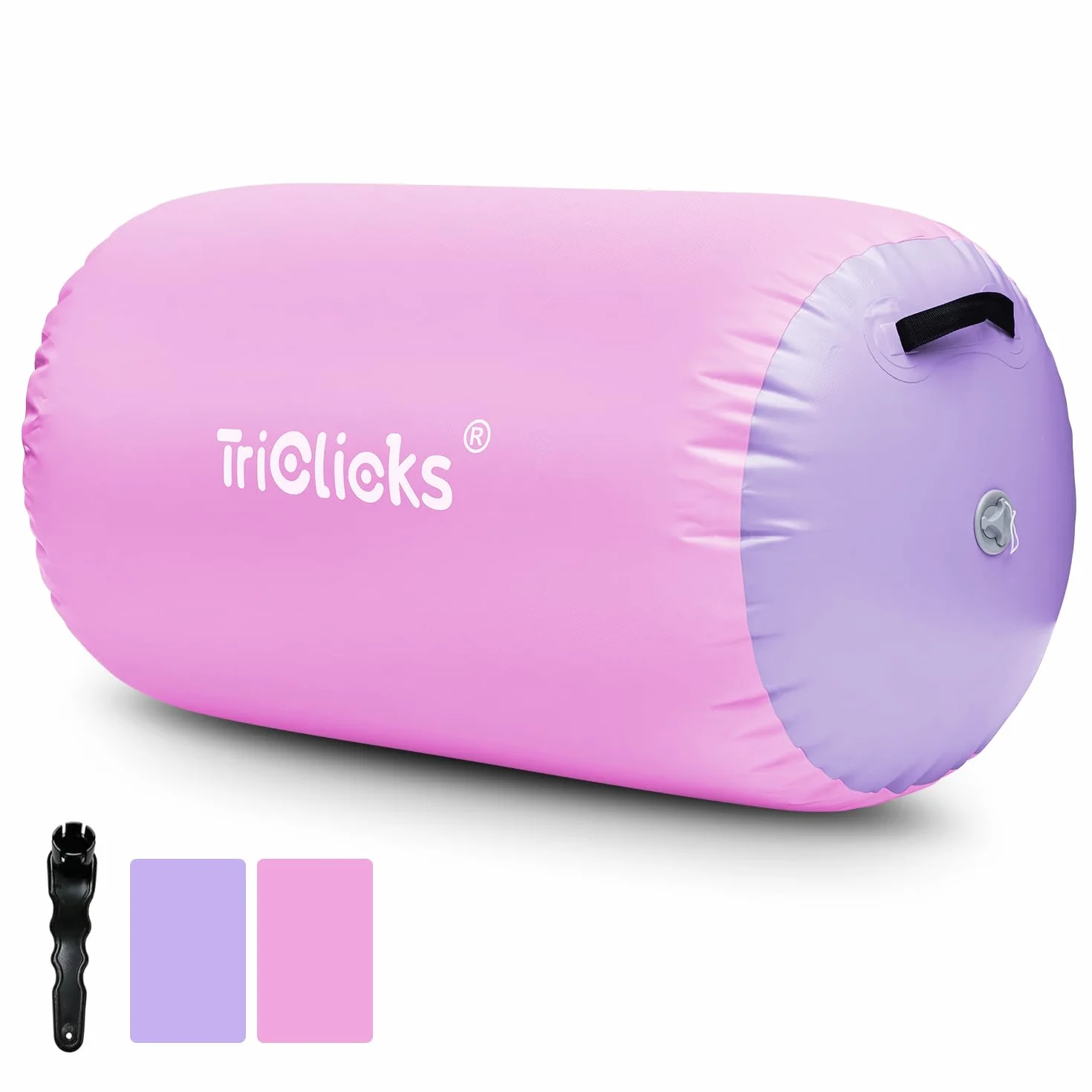 Colchoneta inflable para gimnasia con rodillo de aire, yoga, entrenamiento