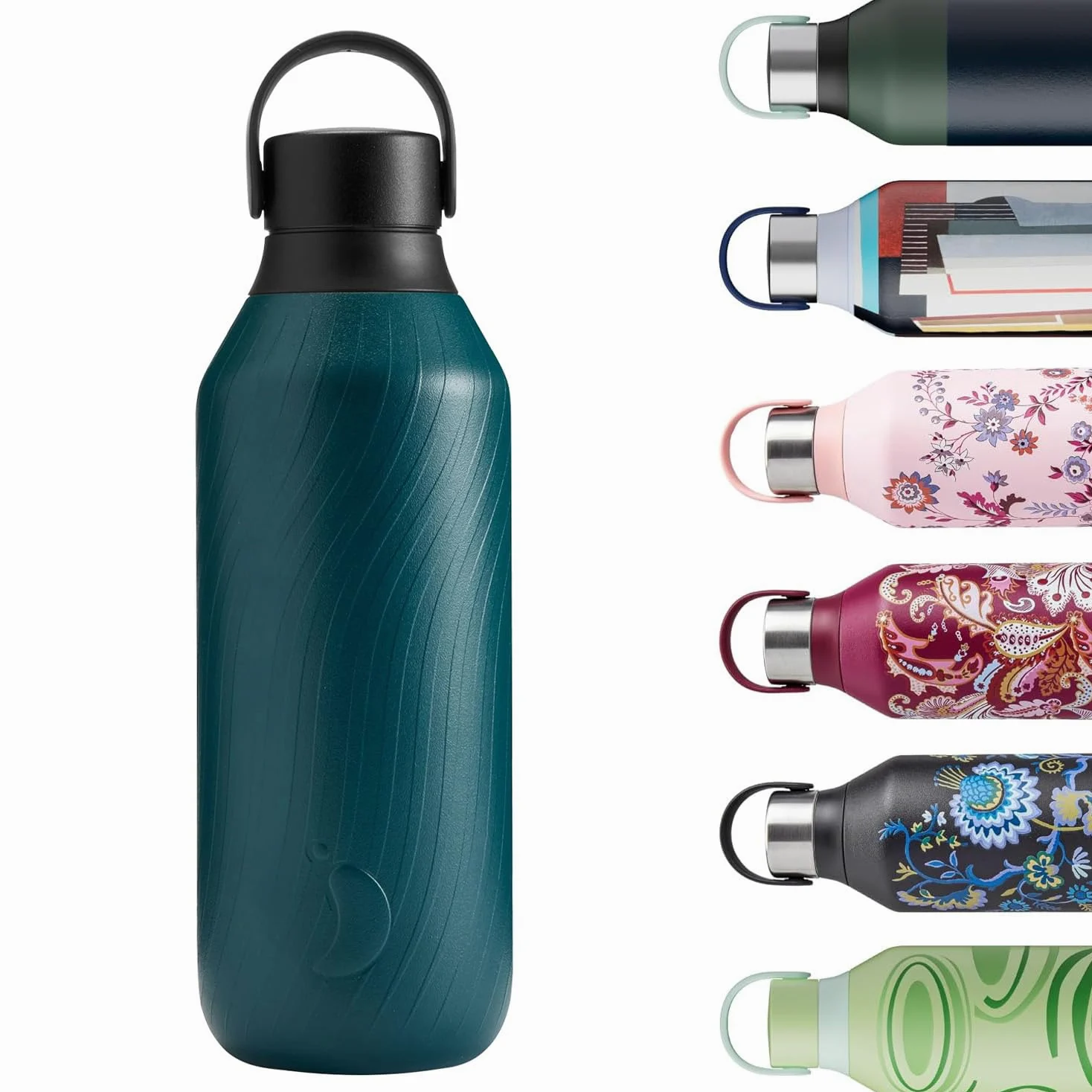 Chilly's Botella de Agua Emma Bridgewater - Botella de Acero Inoxidable con Aislamiento al Vacío, Termo Reutilizable para Bebidas Frías y Calientes - a Prueba de Fugas, Sin Sudor