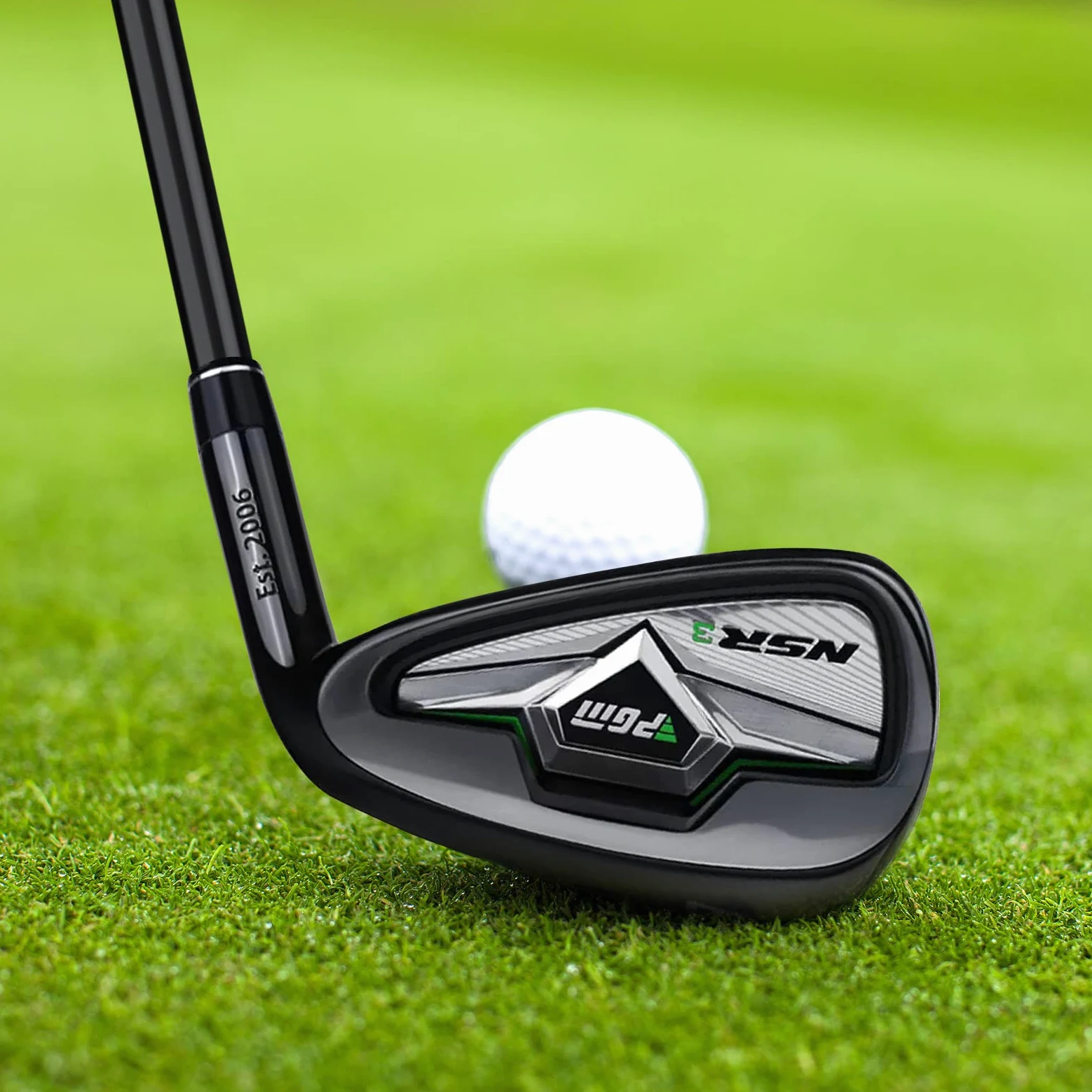 PGM Golf Clubs NSR III - Cuña con Varillas de Grafito para golfistas diestros - S/R Flex