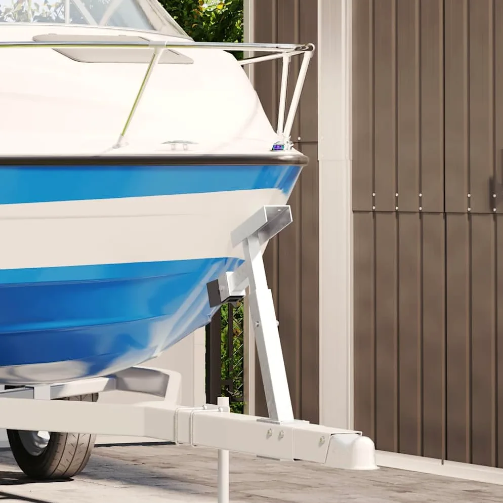 Mangloder - Soporte de cabrestante ajustable de acero galvanizado con soporte de proa, alto y fácil montaje, apto para yate, canoa, kayak, bote inflable, scooter de agua