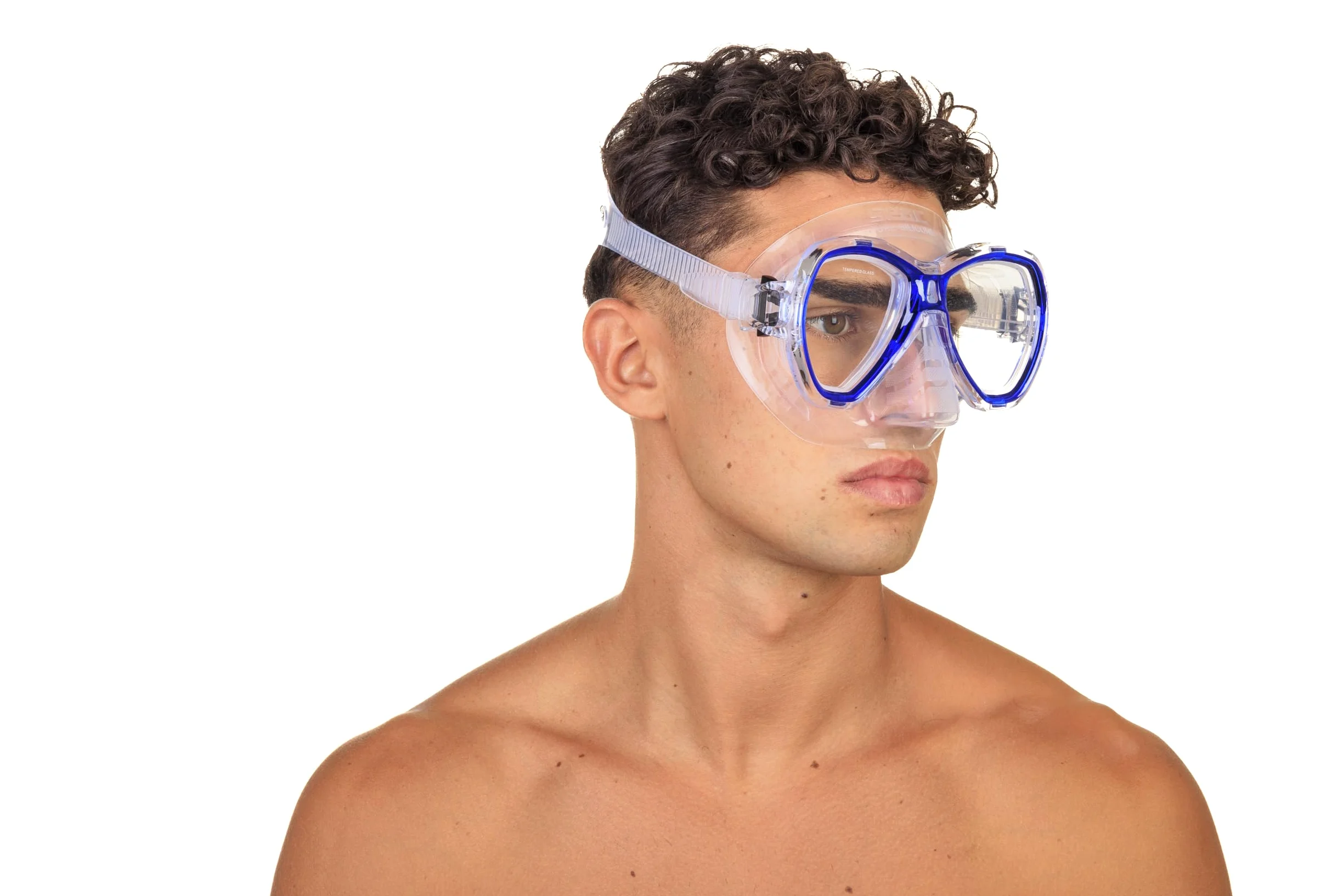 SEAC Set Elba - et de Snorkel con máscara subacuática y Tubo con válvula para la Purga de Agua para Adultos Unisex Adulto