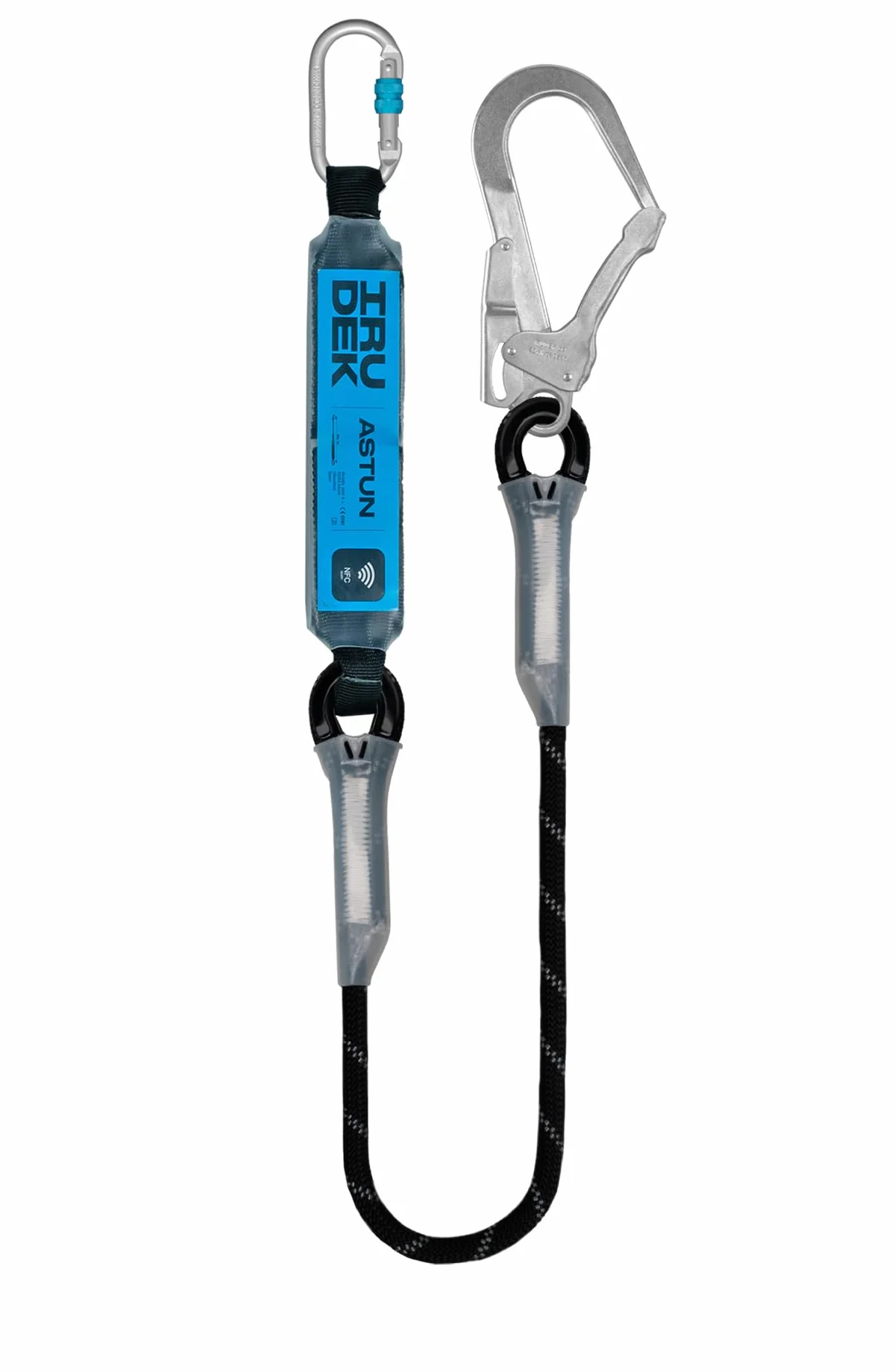 Irudek ASTUN I 100HSS Absorbedor de energía cuerda poliéster 100 cm Steelsafe 981 39 impacto <6 kN capacidad 140 kg EN 355 EN 362