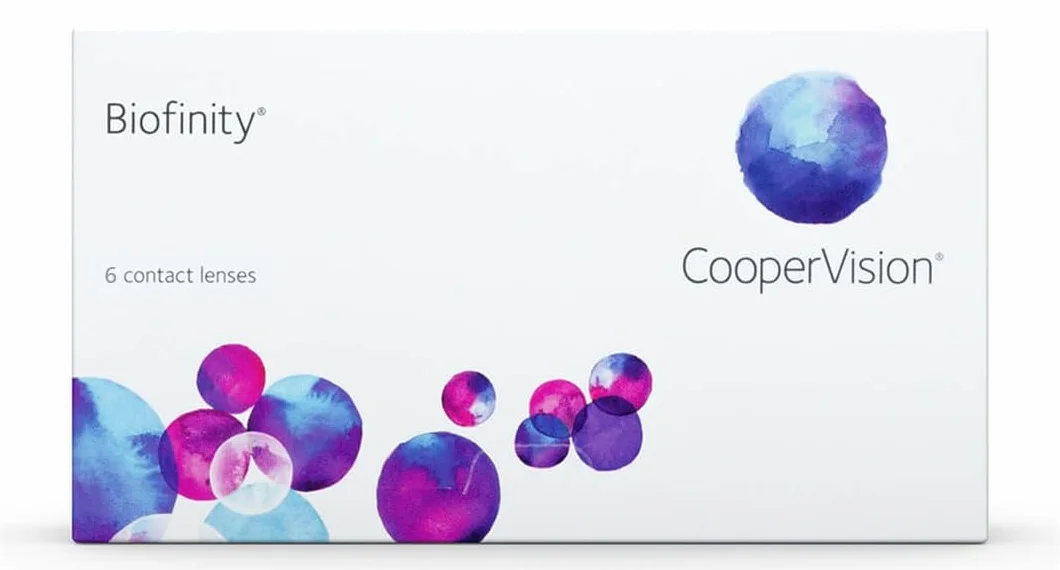 Biofinity Lentes de contacto esféricas mensuales R 8.6 D 14 -3.25 Diop Pack 6 uds