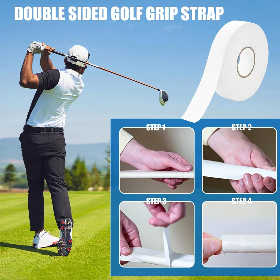 Grip Tape Sports Cinta Antideslizante y Autoadhesiva para Hockey sobre Hierba Cinta de Agarre Antideslizante para Golf Tenis Bádminton y Barra de Dominadas